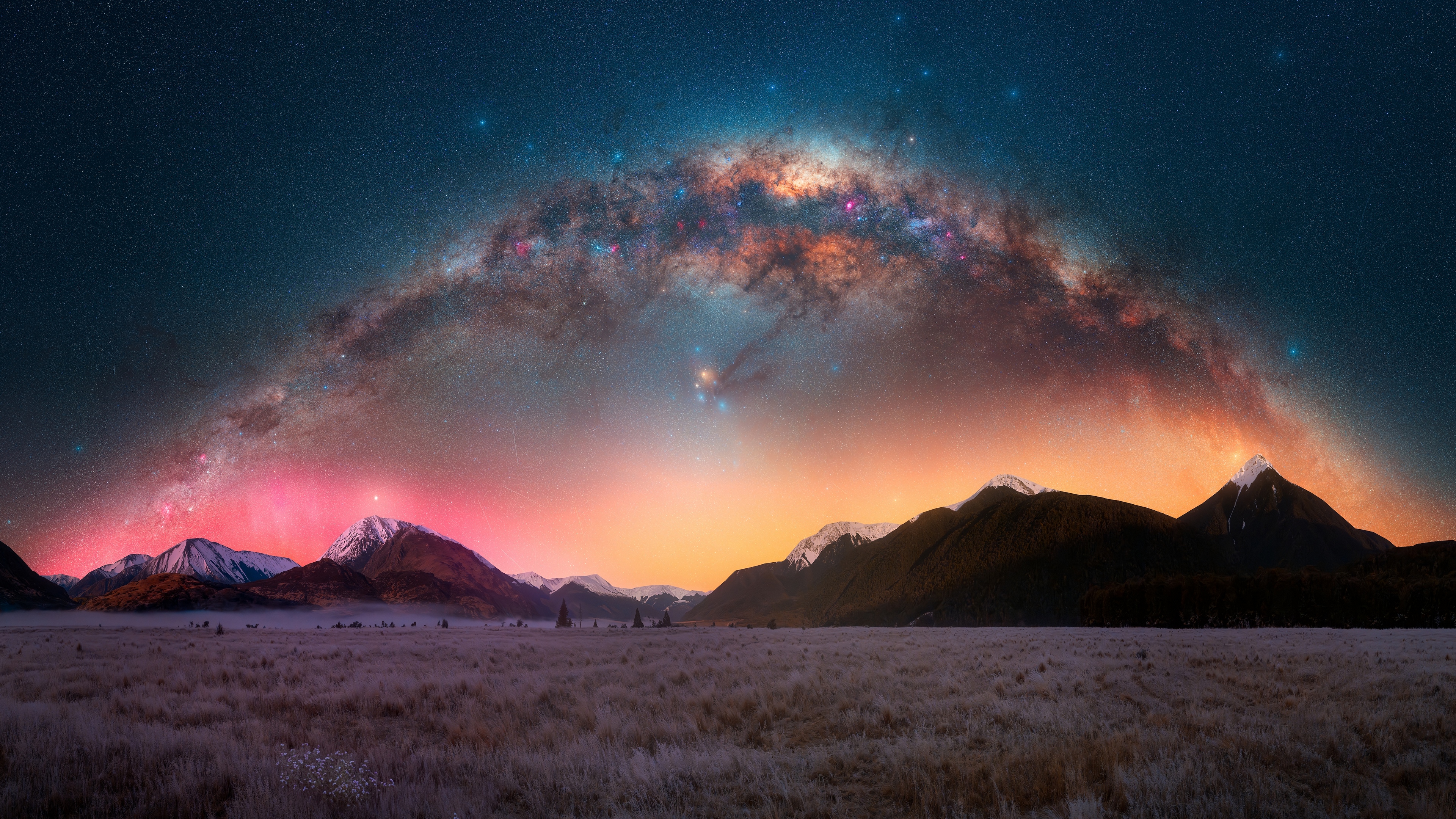 Бесплатное фото Красивый Млечный путь