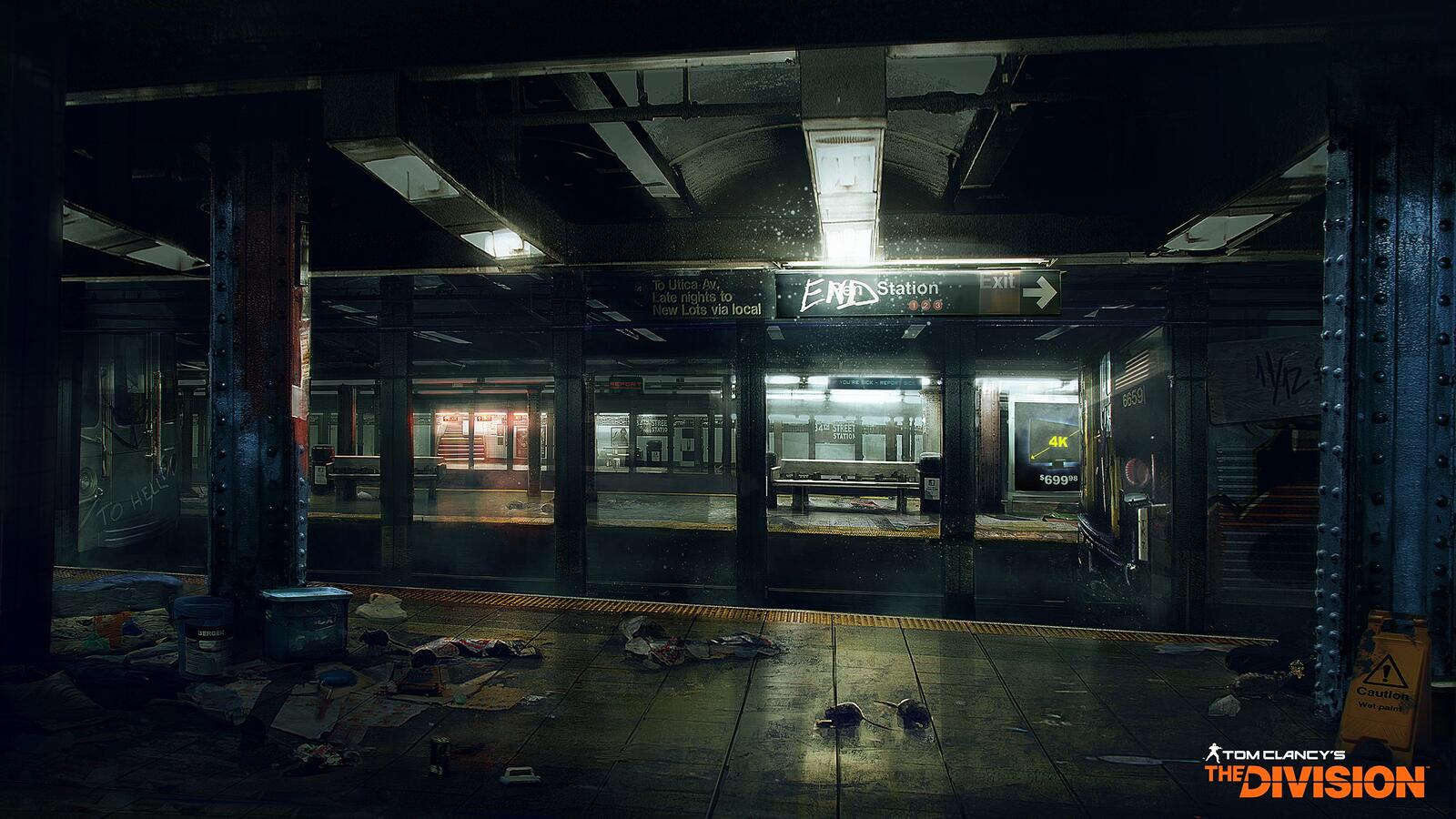 Free photo Subway in Tom Clancy`s The Division.