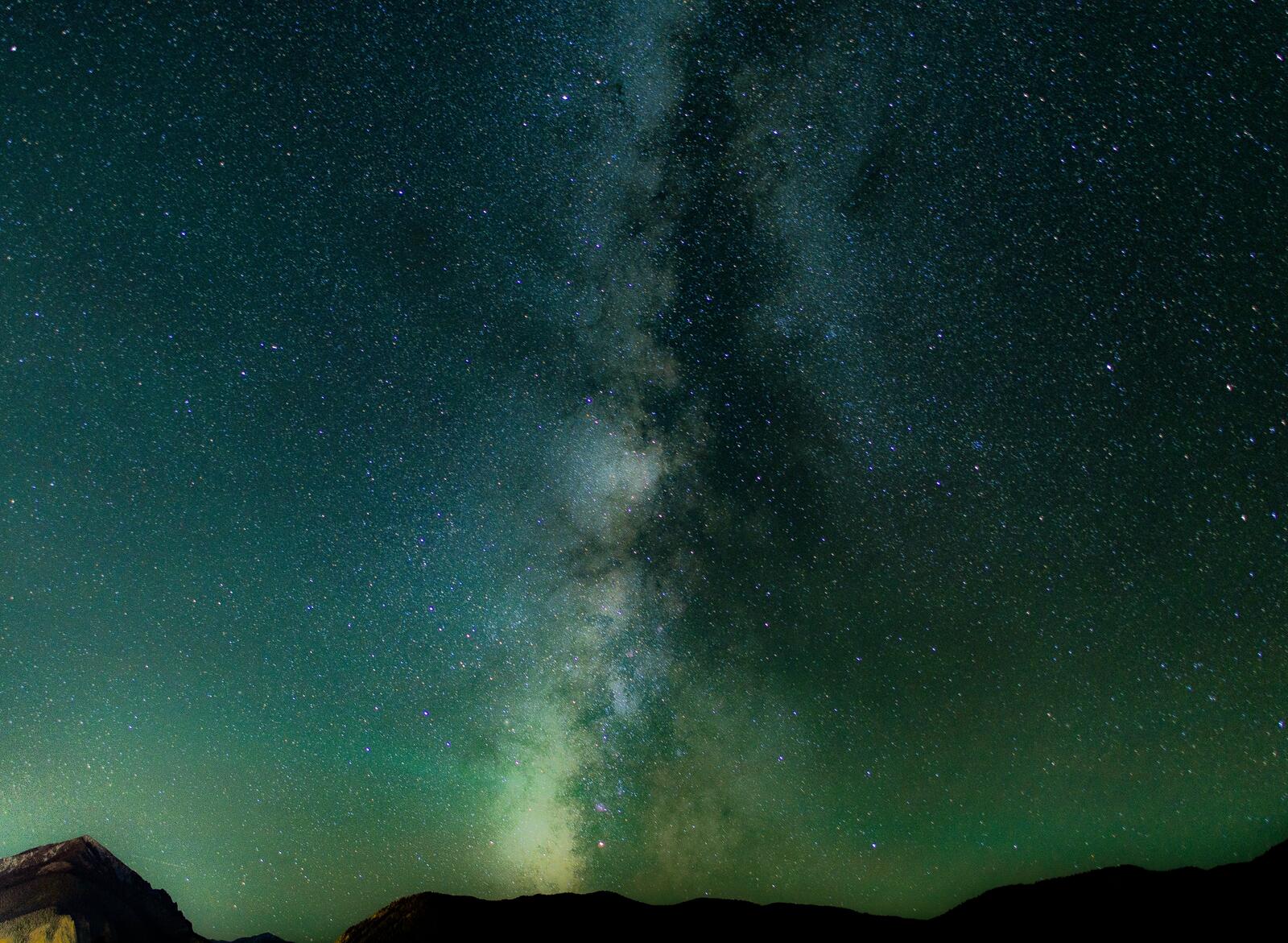 Бесплатное фото Звездная пыль на небе