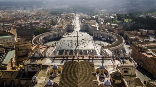 Городской пейзаж в Ватикане