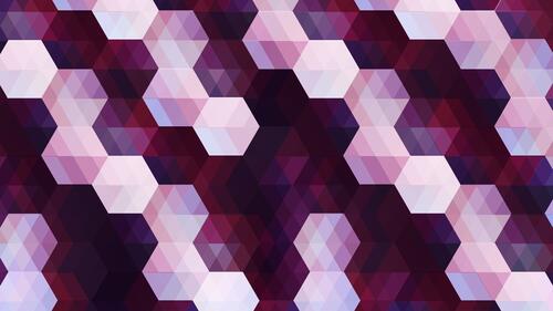 Multicolored geometric hexagons