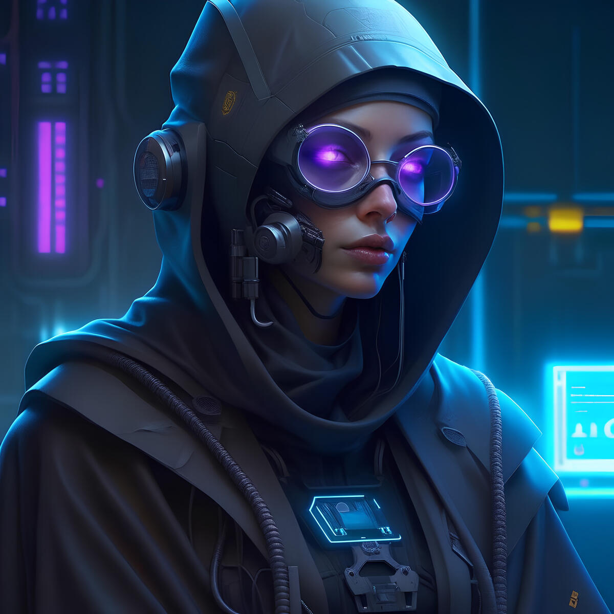 Cyberpunk nun