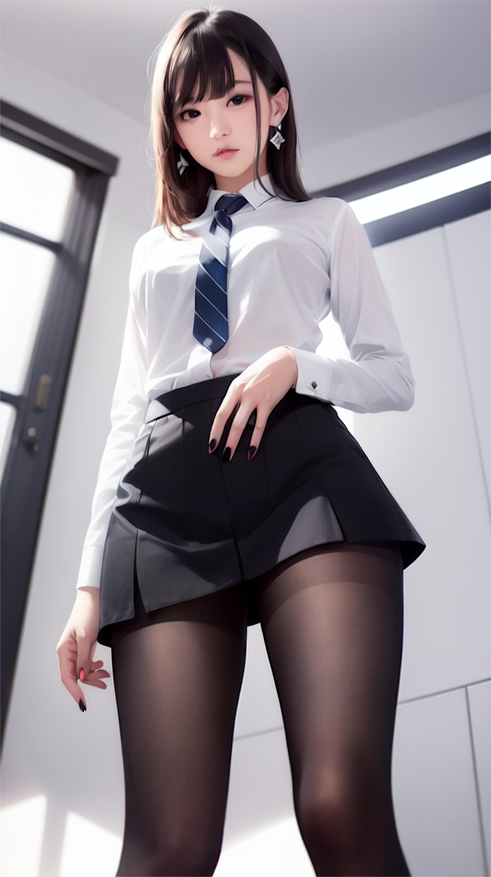 Бесплатное фото Азиатка в офисной одежде