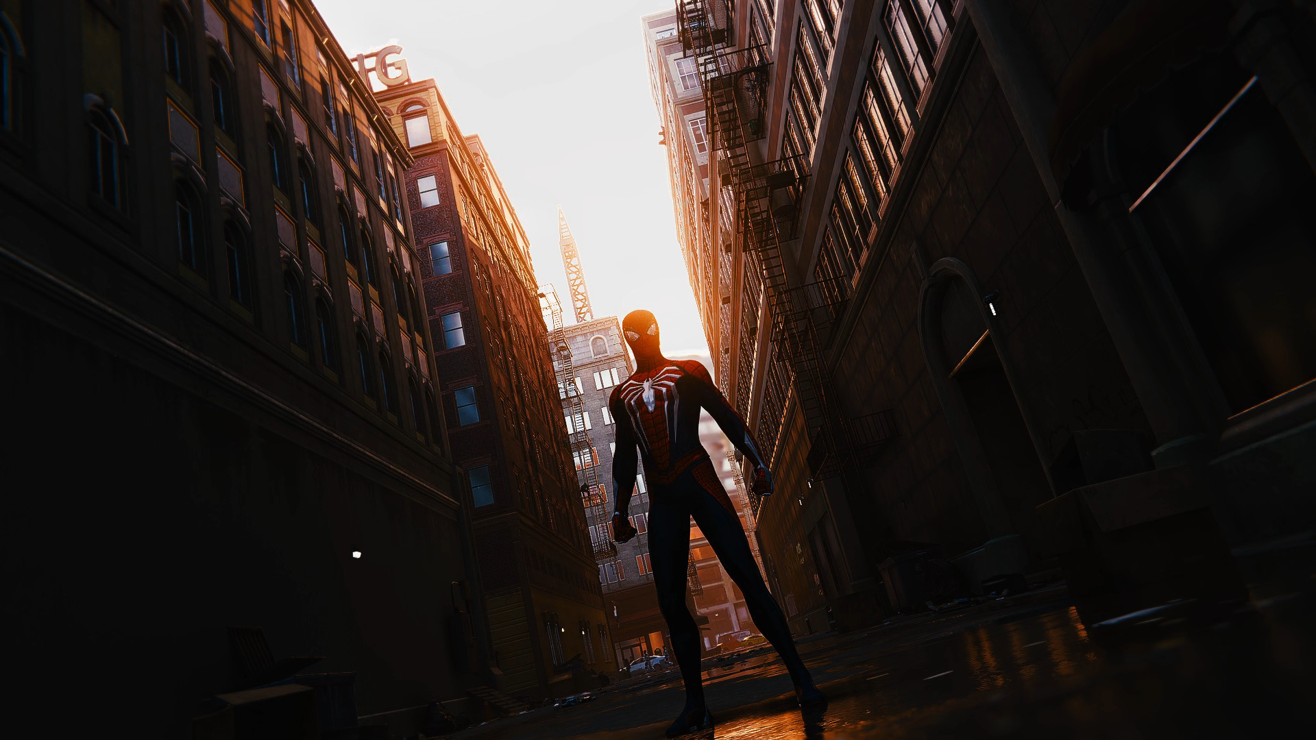 Фото бесплатно Человек Паук, marvel человек-паук, город