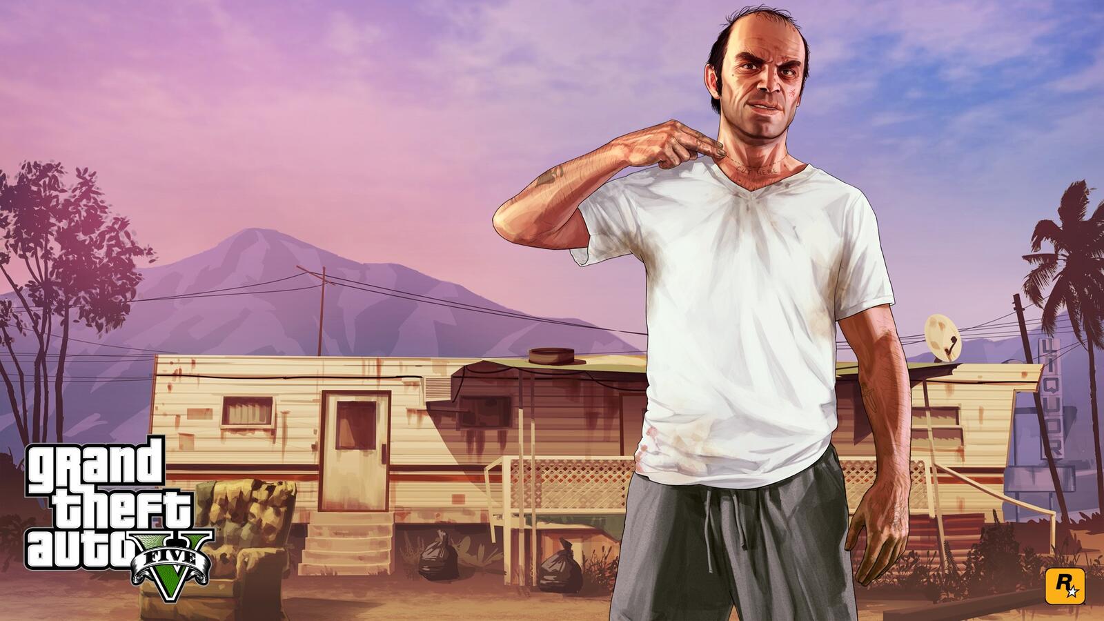Бесплатное фото Grand Theft Auto V для заставки на пк