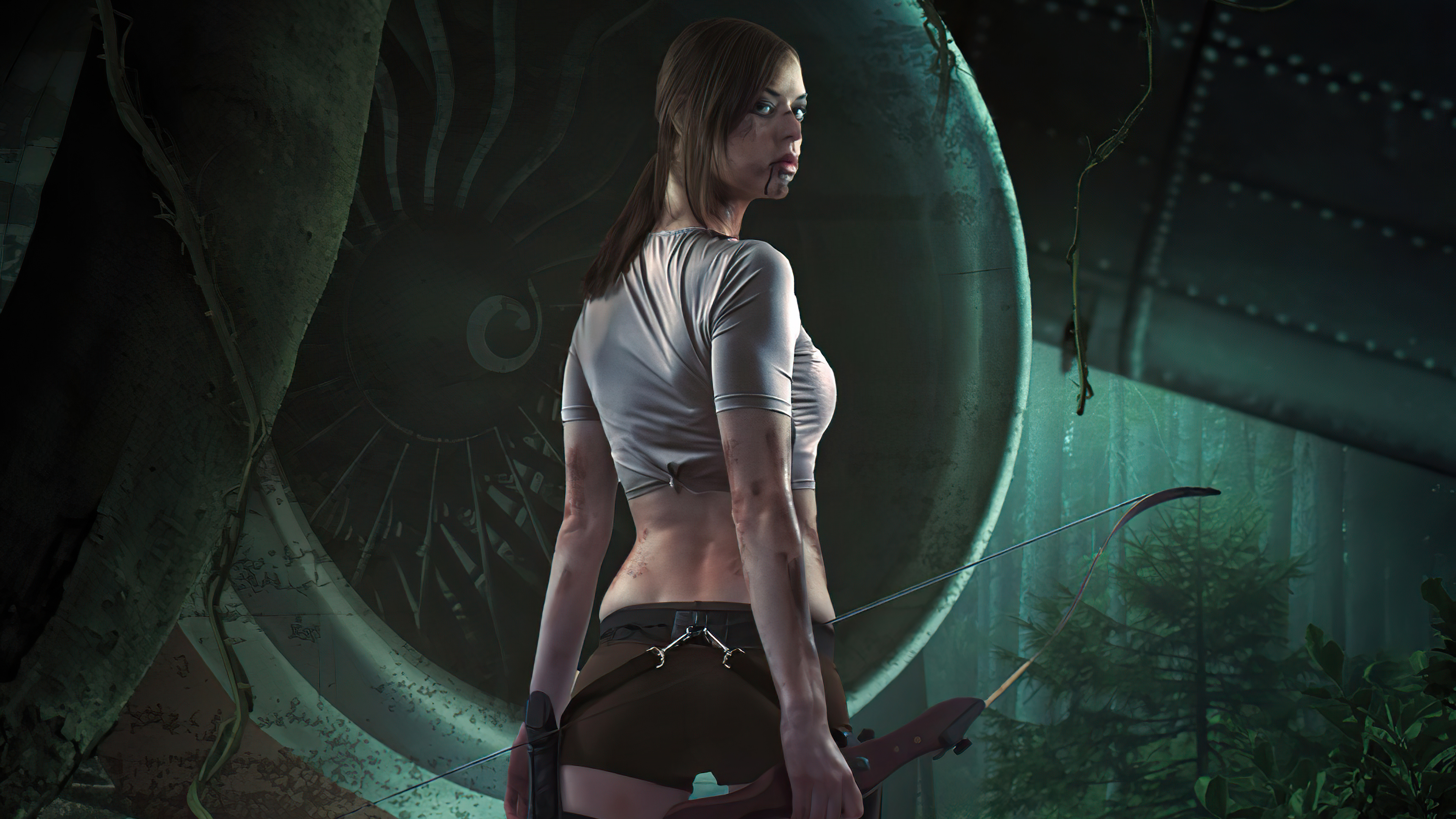 Wallpapers tomb raider Lara Croft games on the desktop