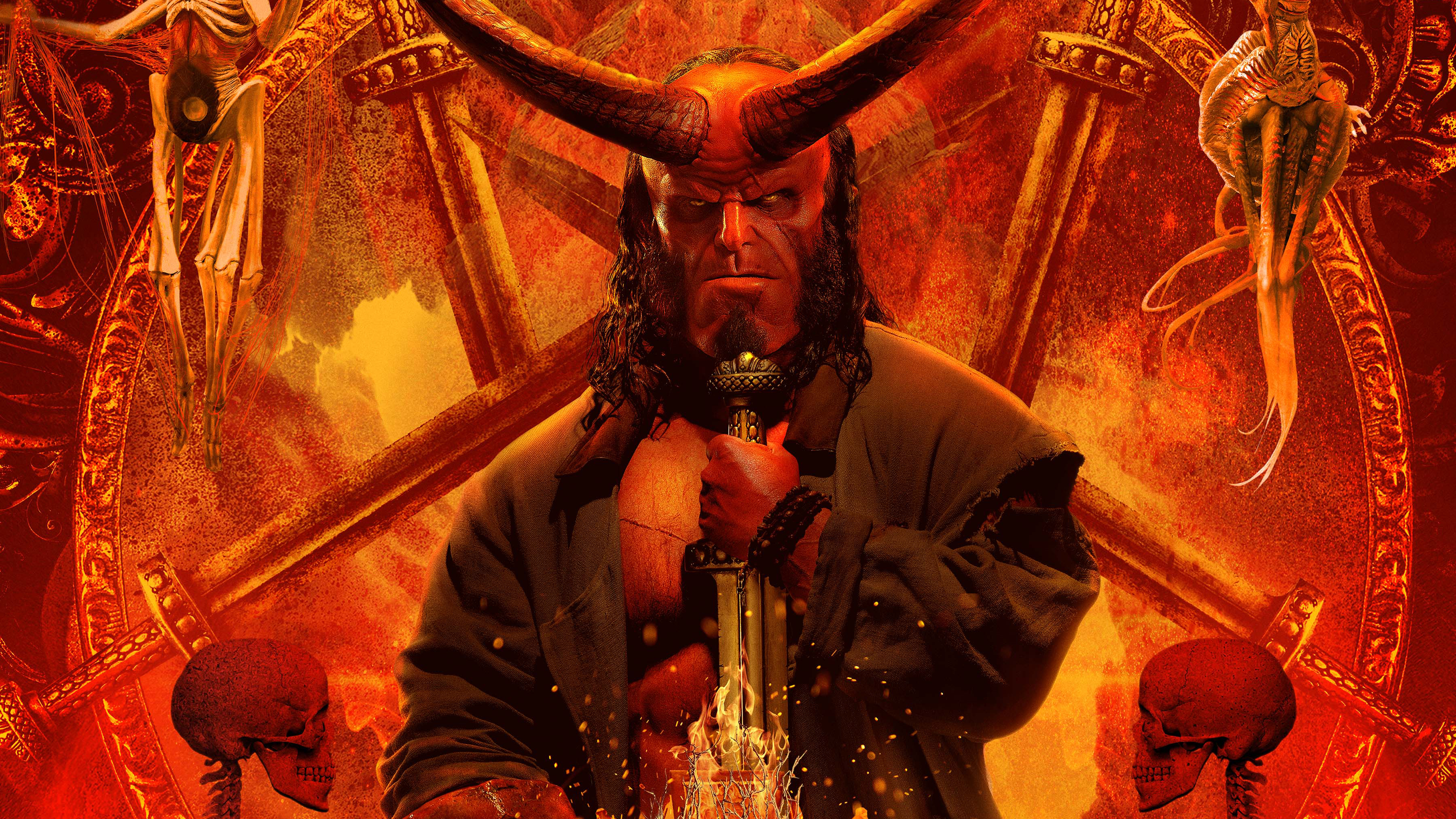 Wallpapers Hellboy 2019 Movies movies on the desktop