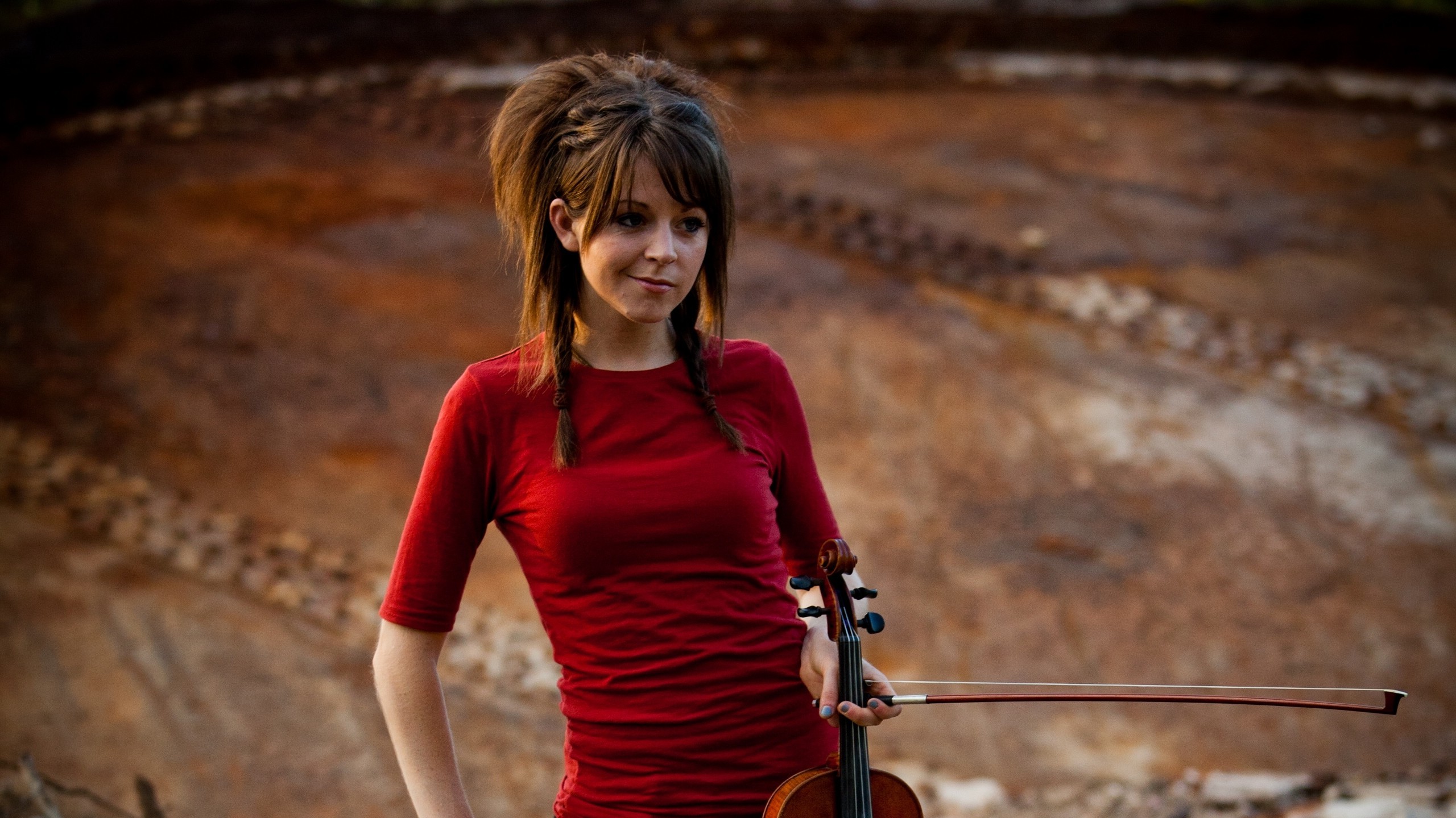 Фото бесплатно Линдси Стирлинг, прическа, скрипка