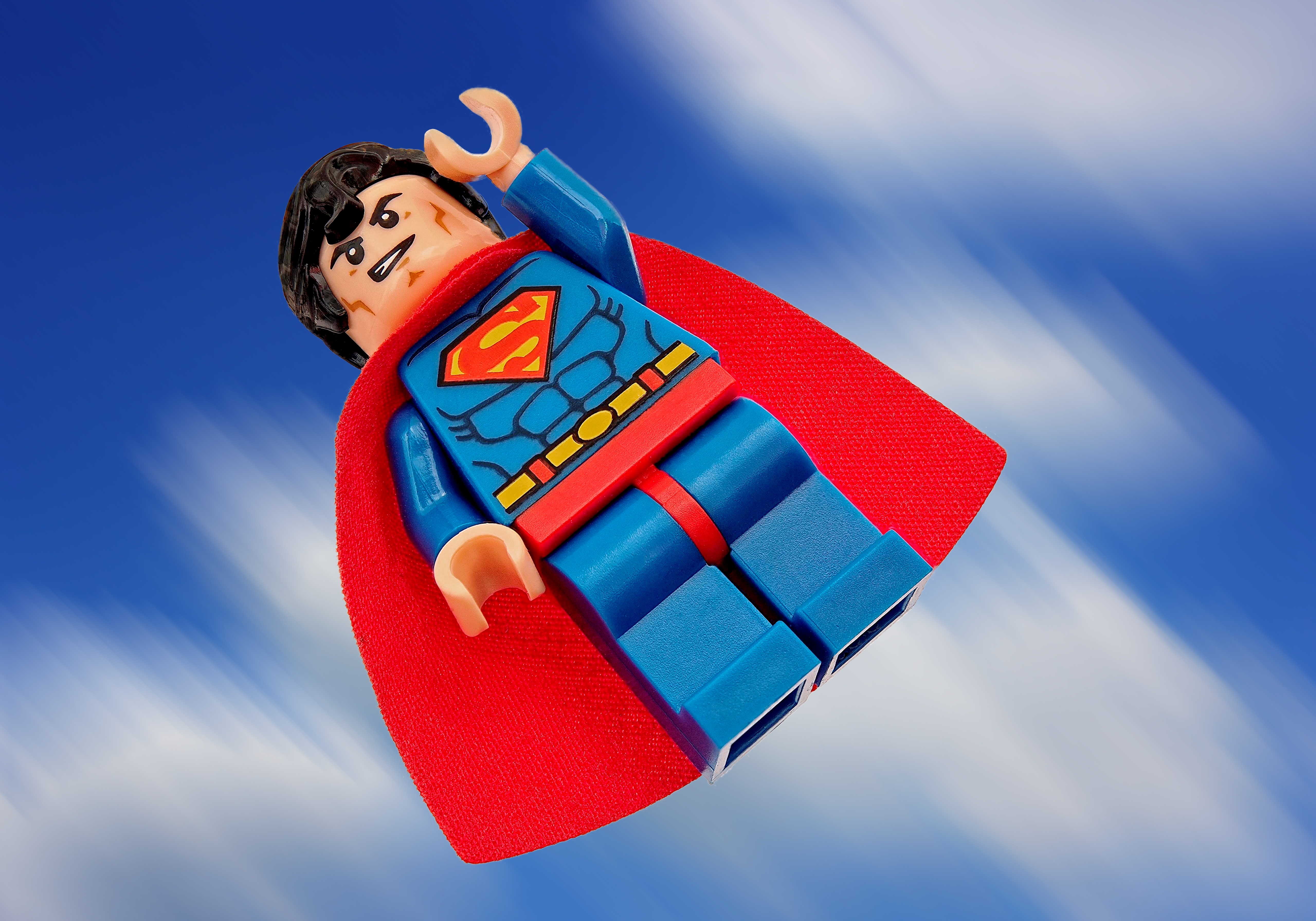 Бесплатное фото Супер герой из лего