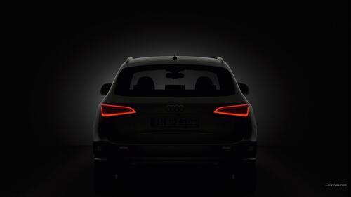 Задняя оптика Audi Q5 во тьме