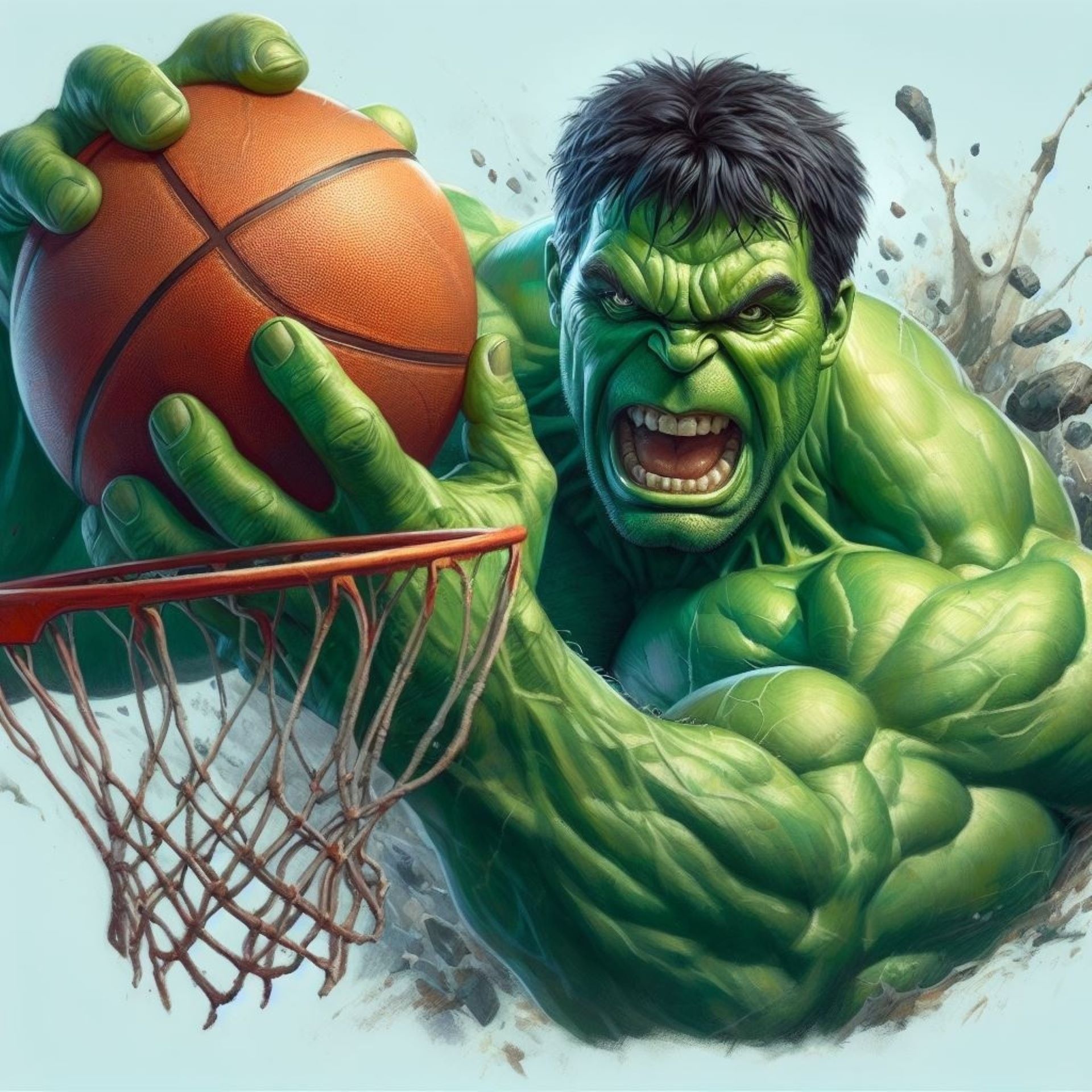 Hulk with the ball