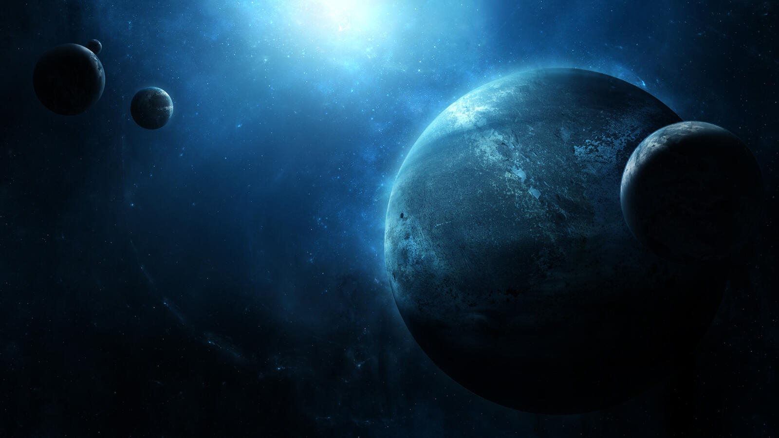 Wallpapers planetarium space planets on the desktop