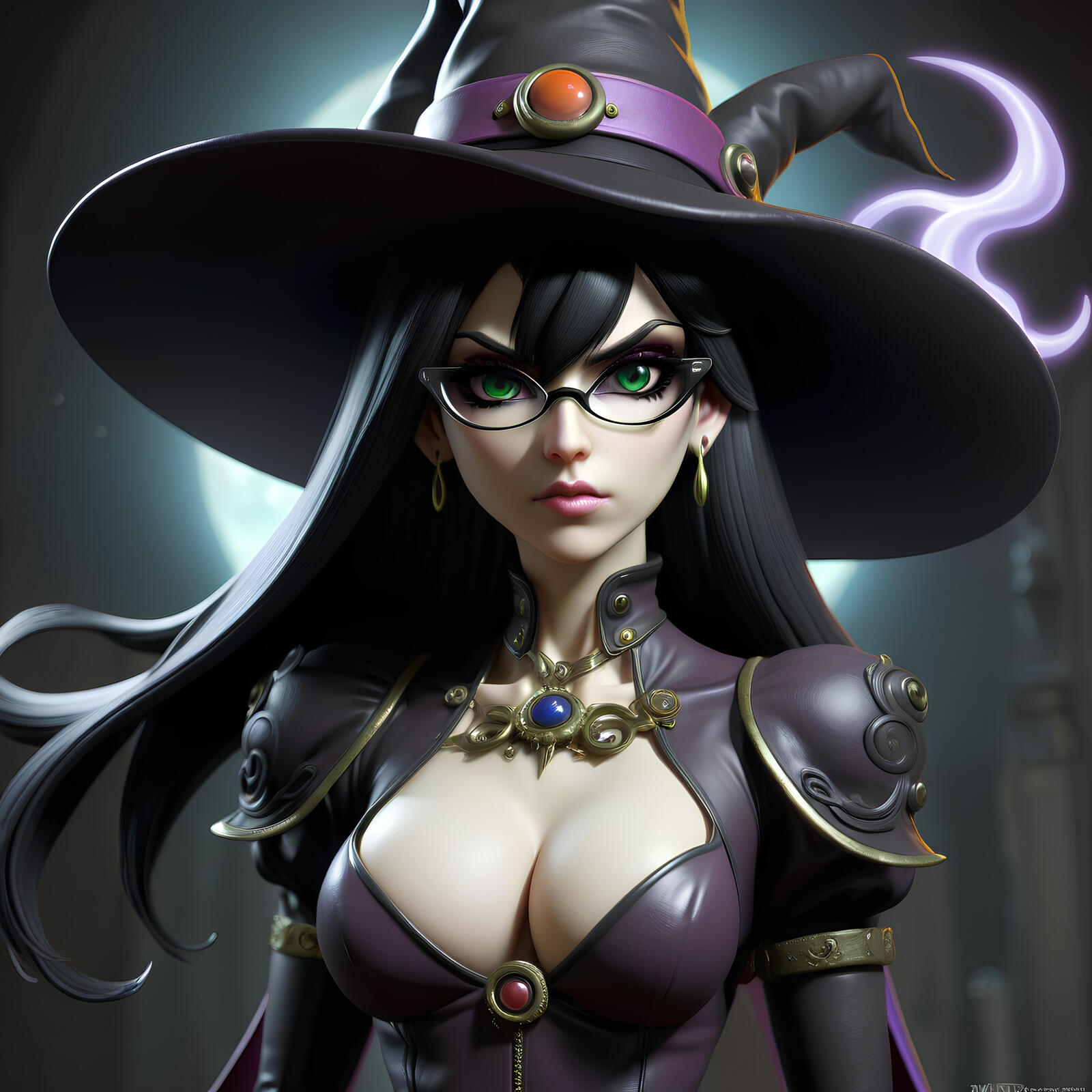 Бесплатное фото Bayonetta witch
