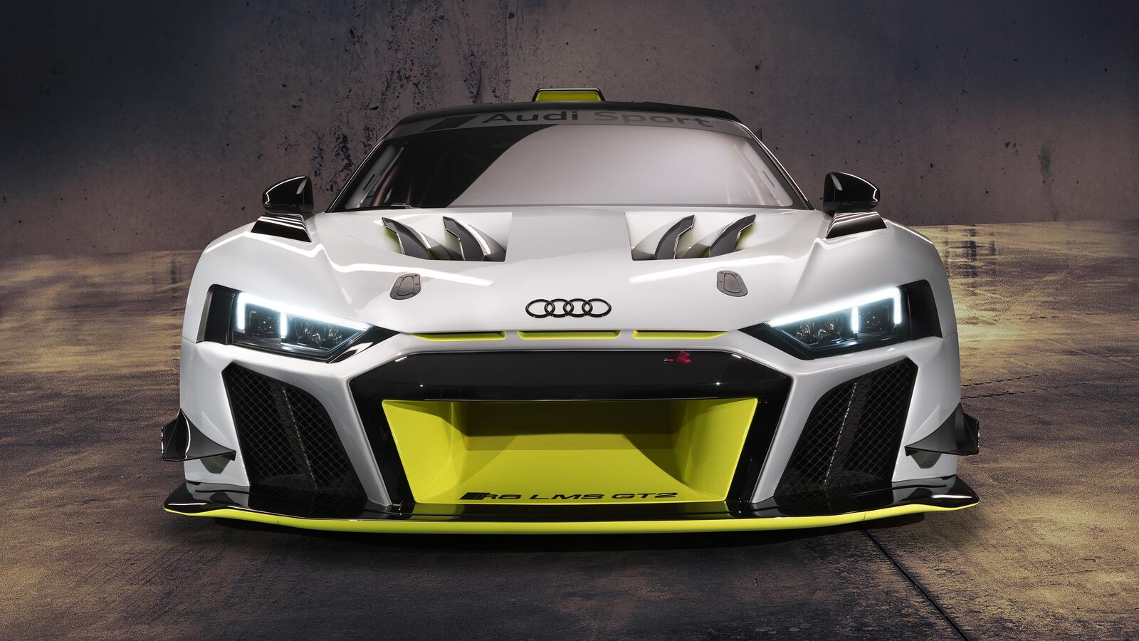 Free photo Audi r8 lms gt2 front view