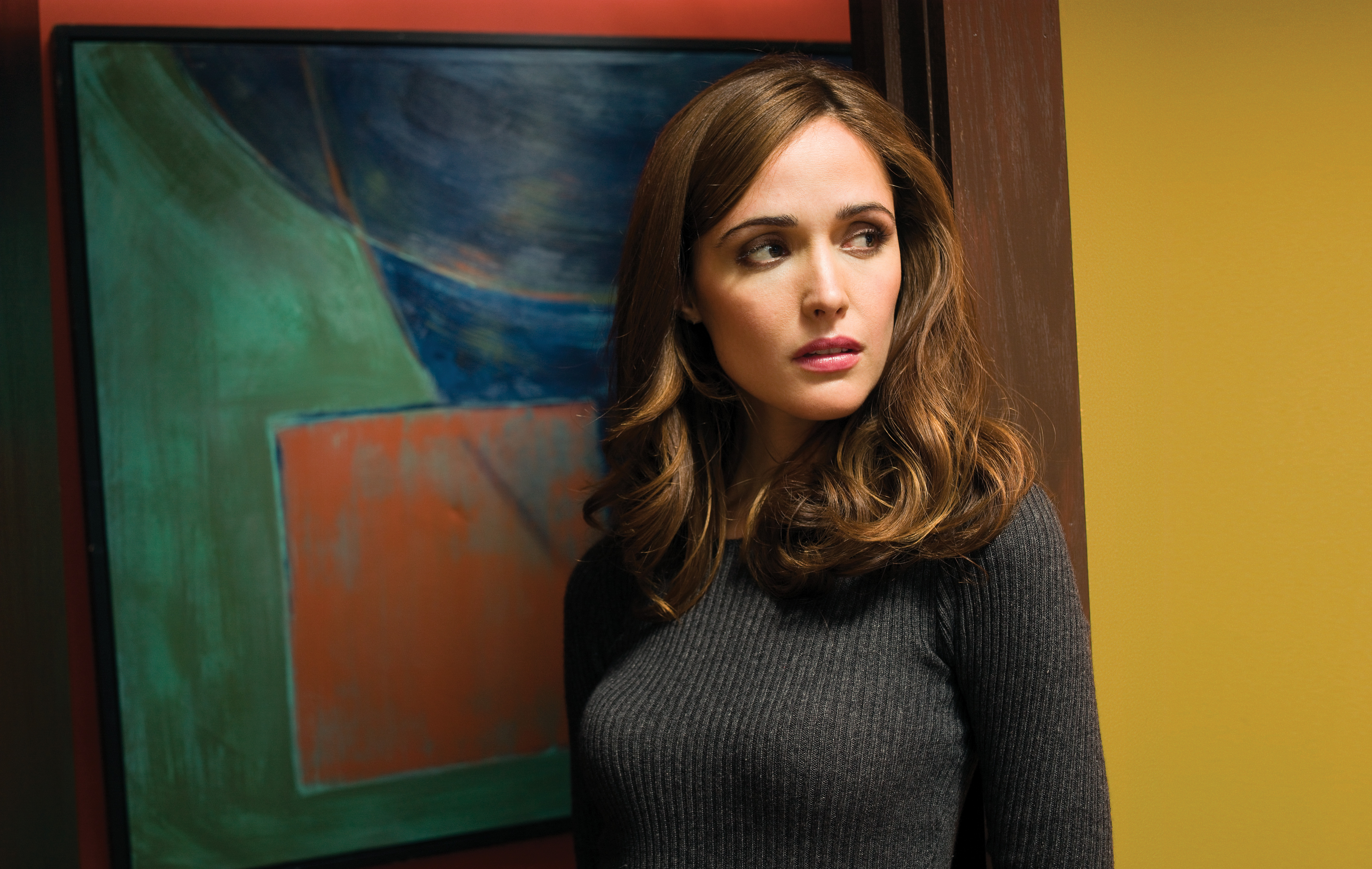 Wallpapers Rose Byrne brown-haired celebrities on the desktop