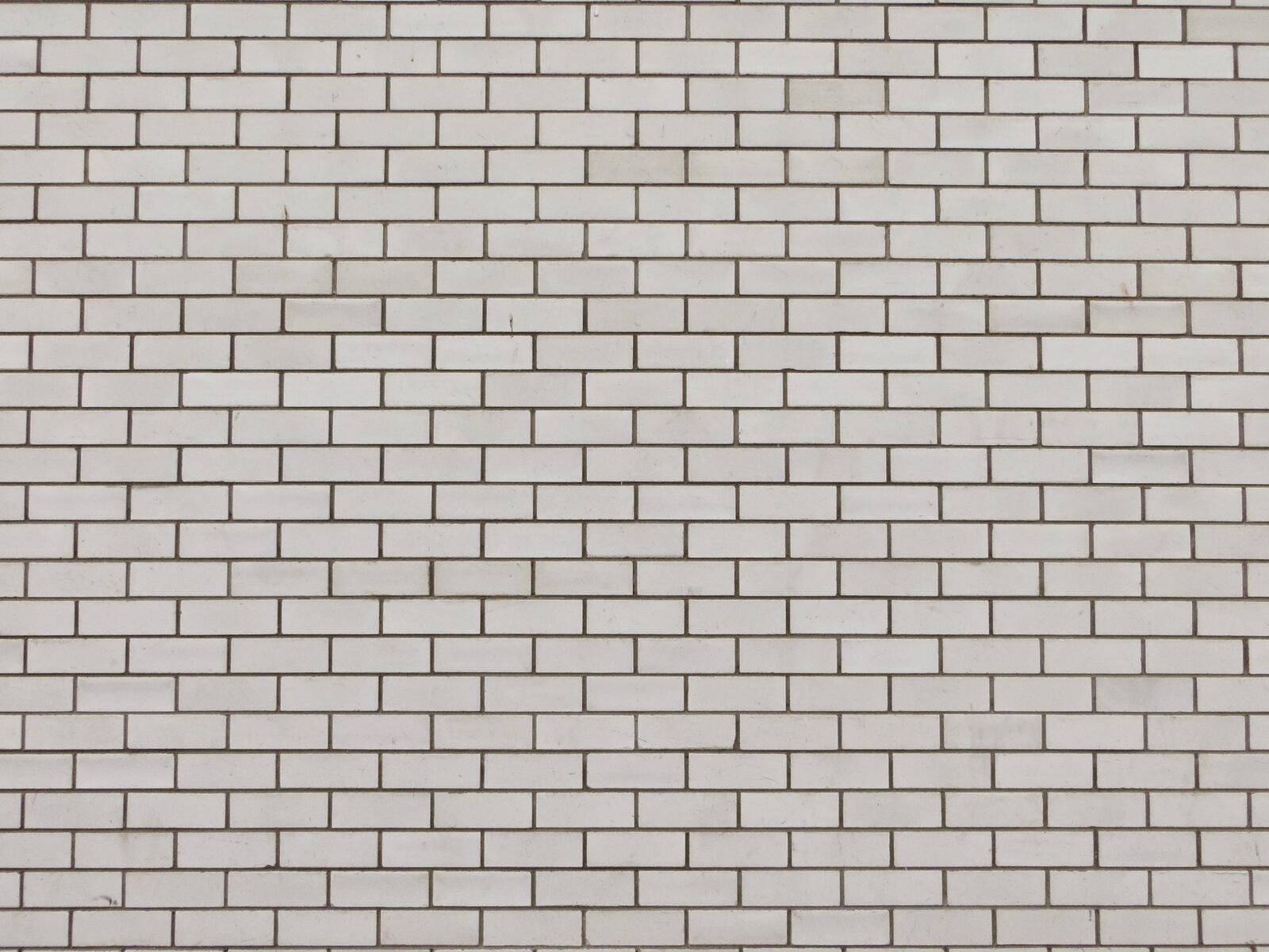 Free photo White brick wall