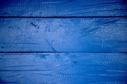 Blue wood flooring