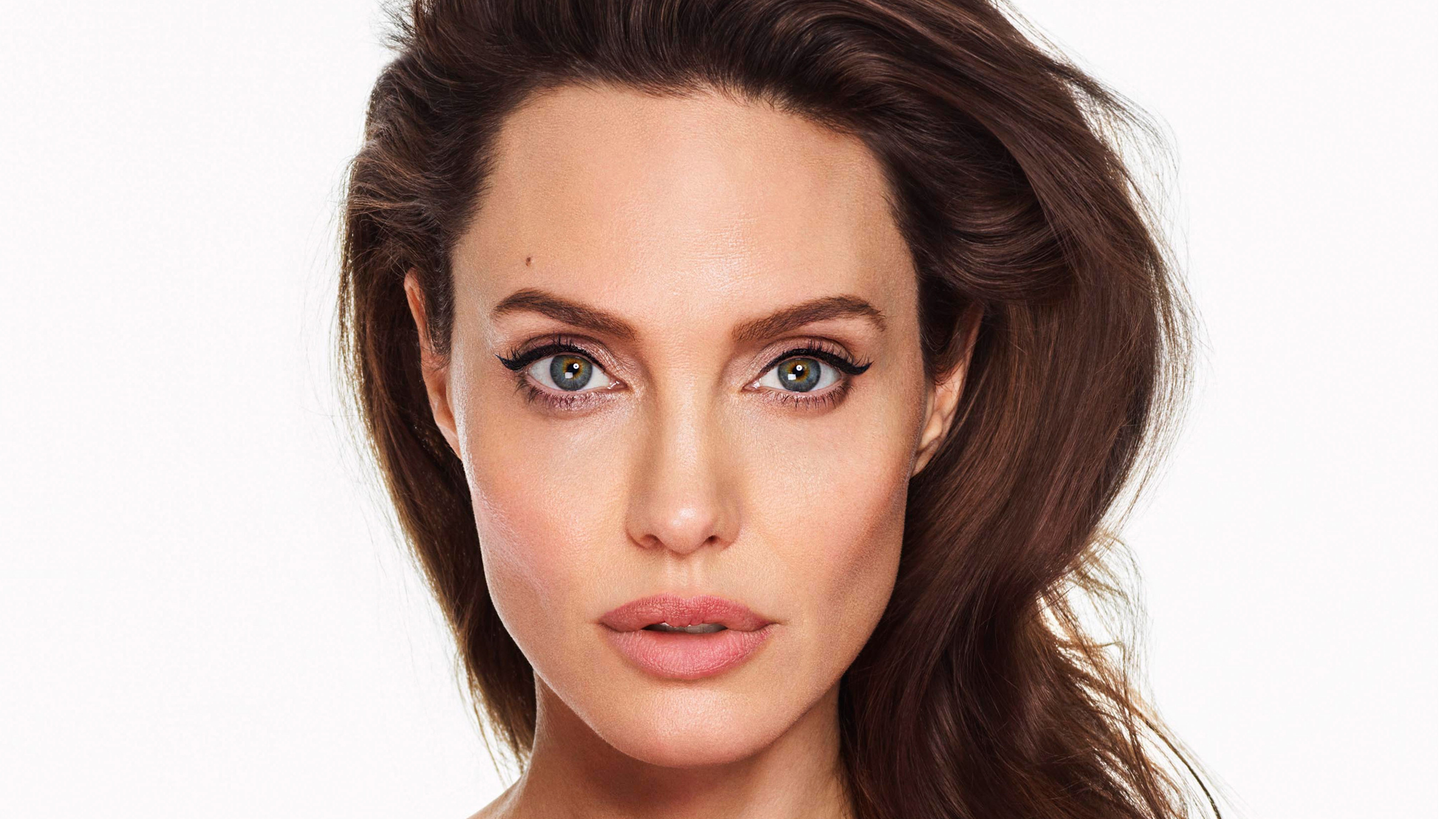 Обои актриса портрет лица обои Анджелина Джоли на рабочий стол