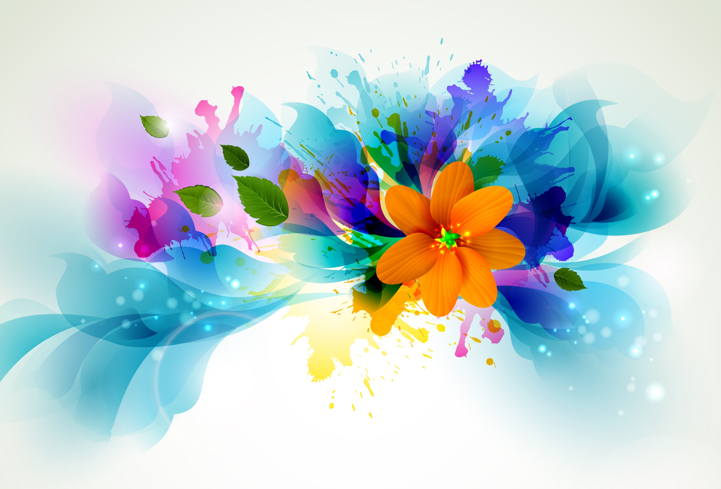 Wallpapers flower bright colorful on the desktop