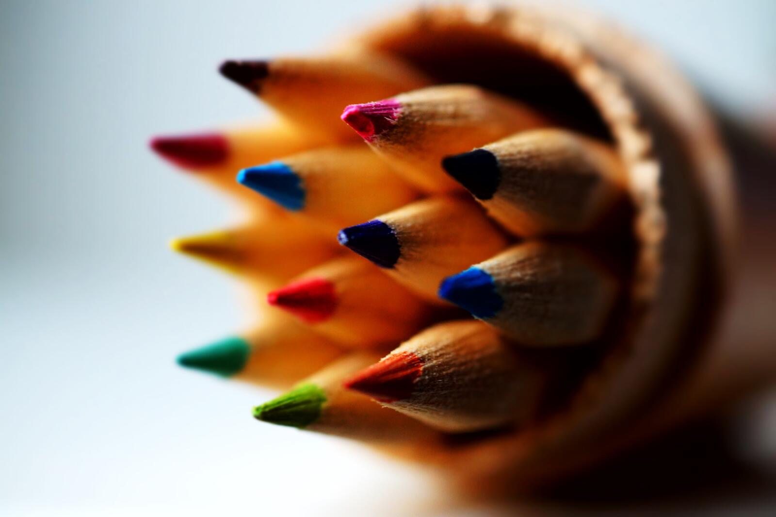 Free photo Colored pencils