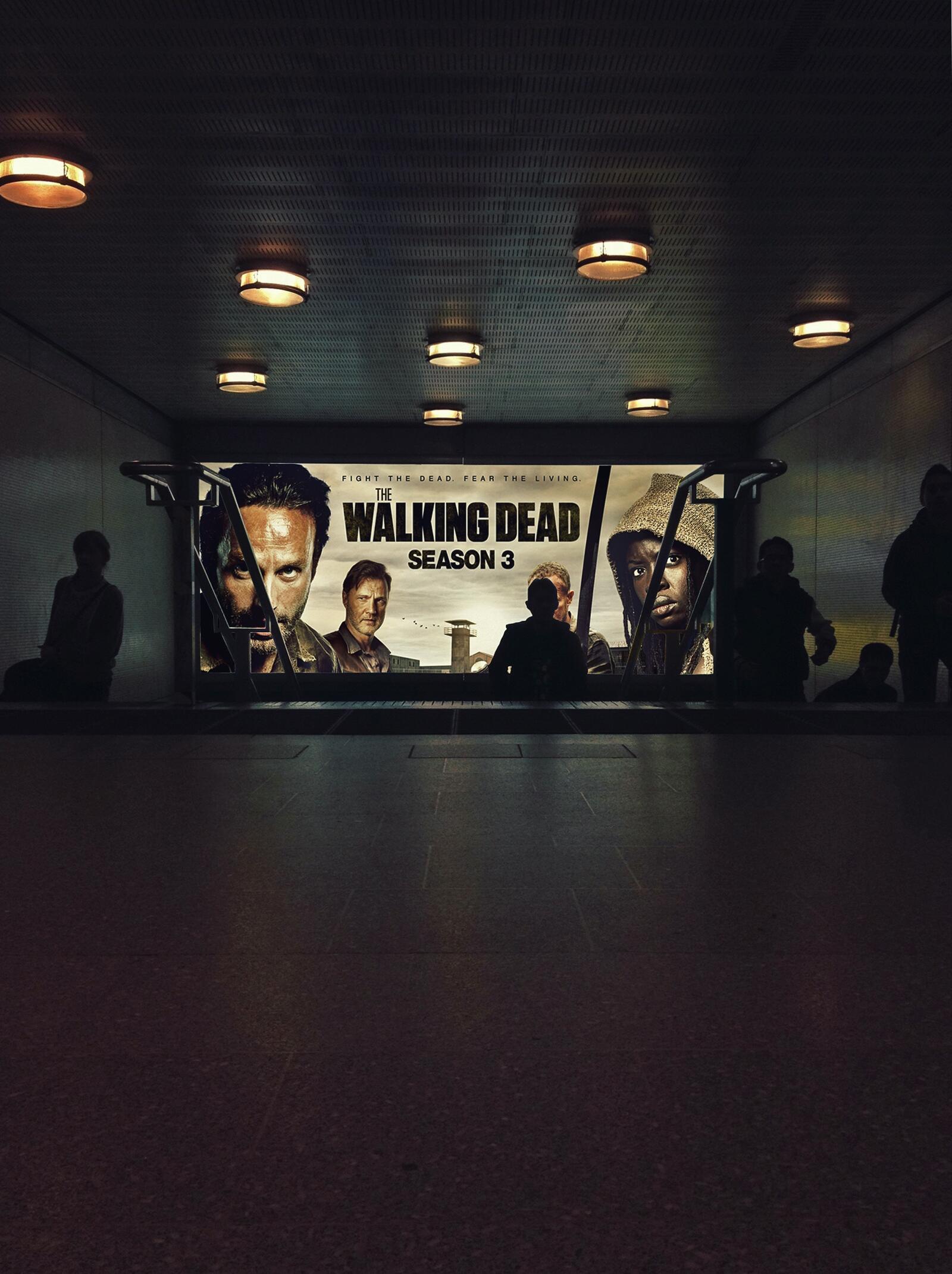 Free photo The Walking Dead on the movie poster.