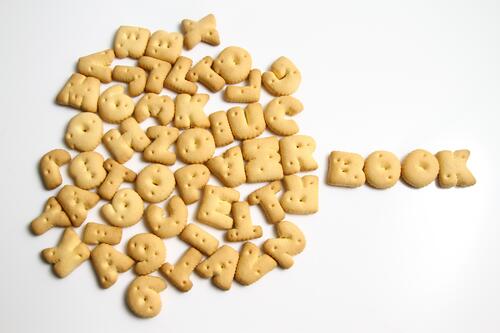 Cookies in the shape of letters
