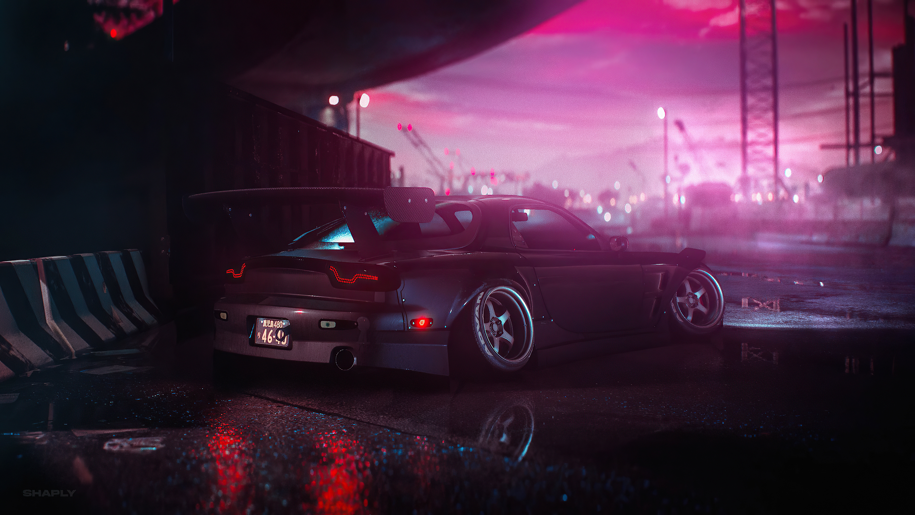 Бесплатное фото Mazda mx5 в игре Need for Speed
