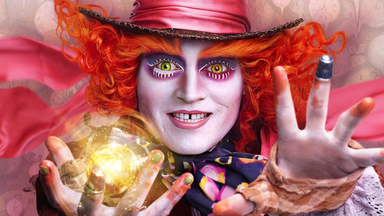 Free photo Johnny Depp in Alice in the Looking Glass.