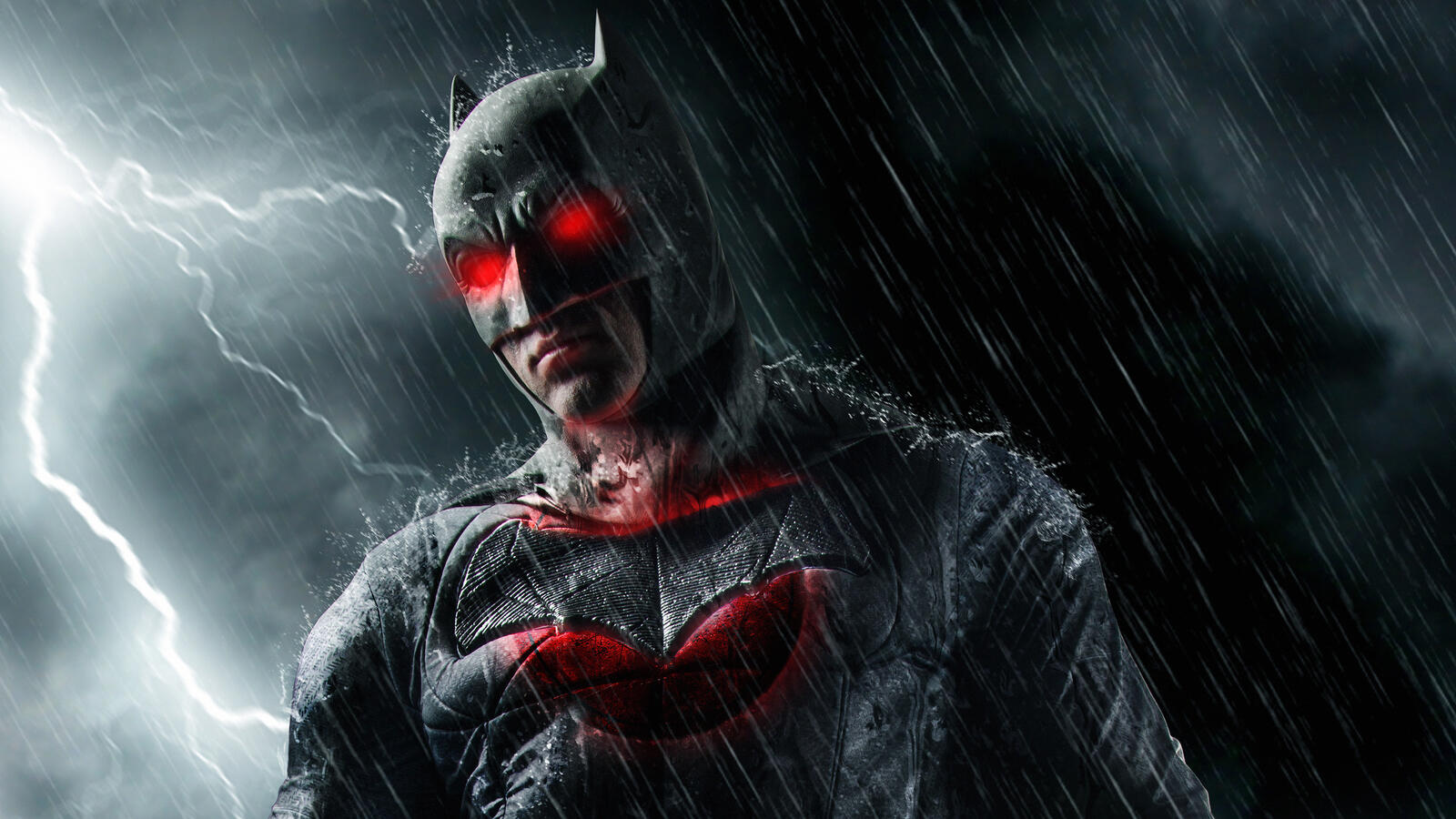 Бэтмен под дождем