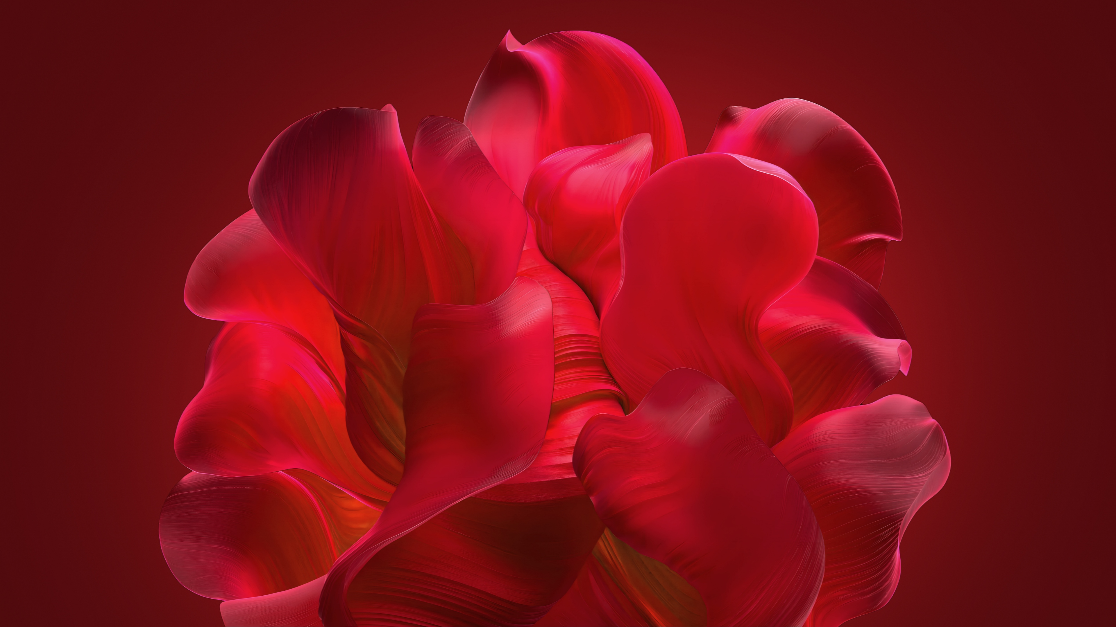 Бесплатное фото Красная абстрактная волна