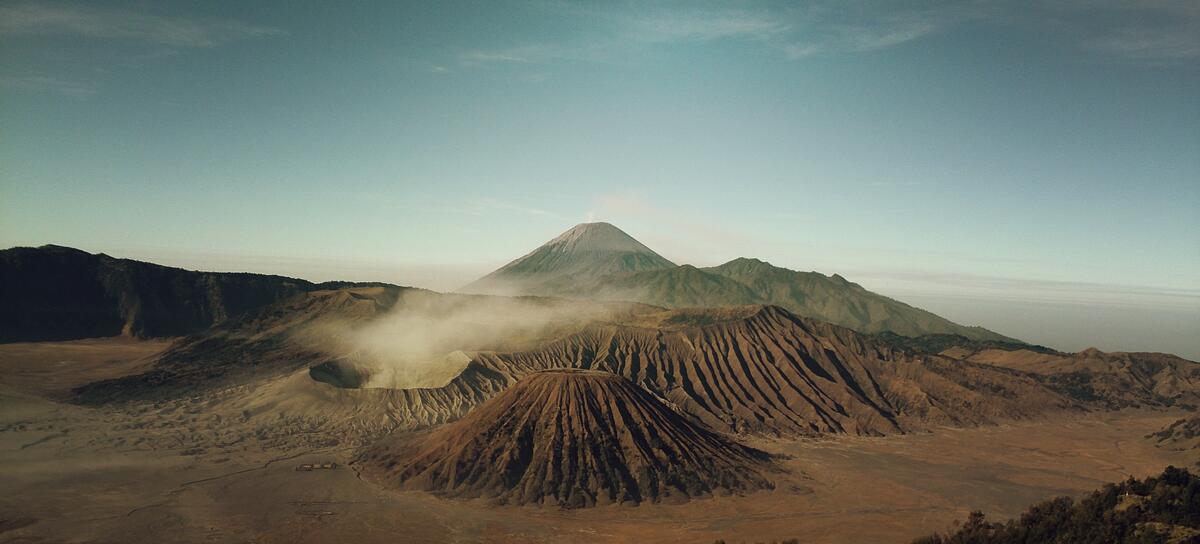 The valley of extinct volcanoes