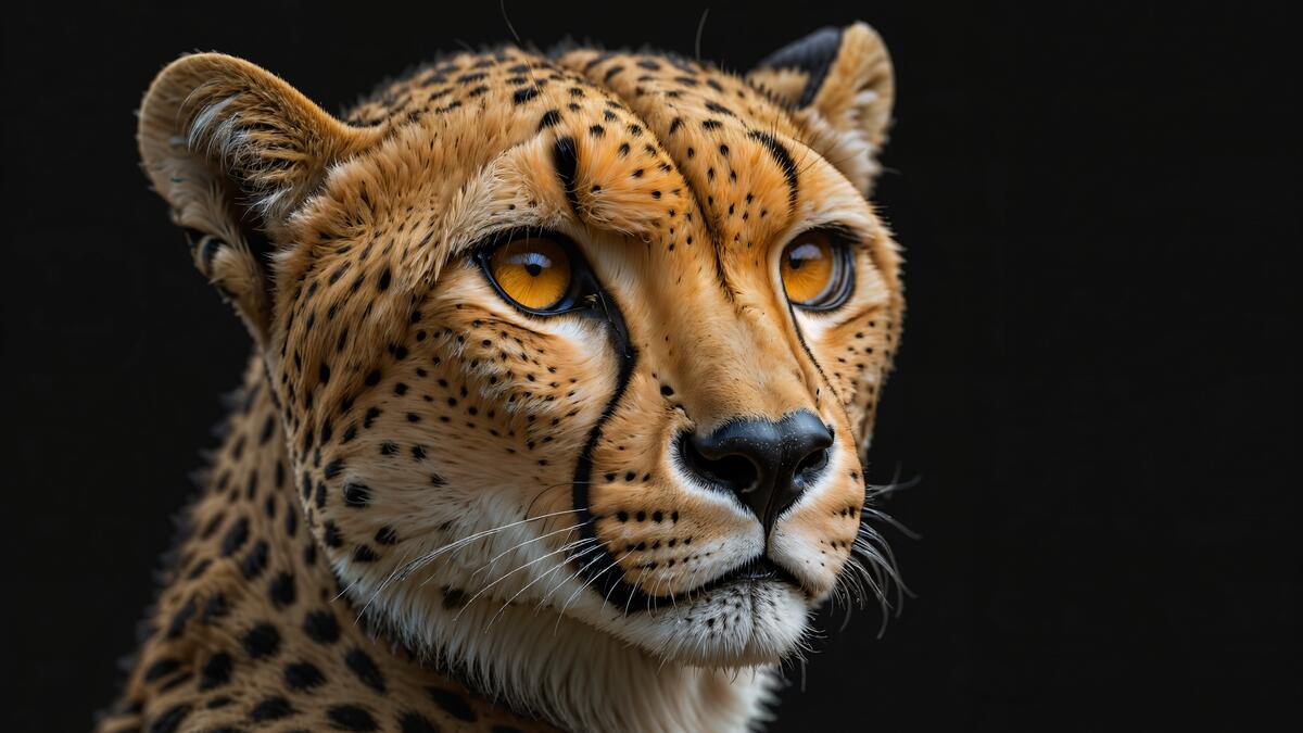 If you`ve never seen a cheetah, you can get a closer look