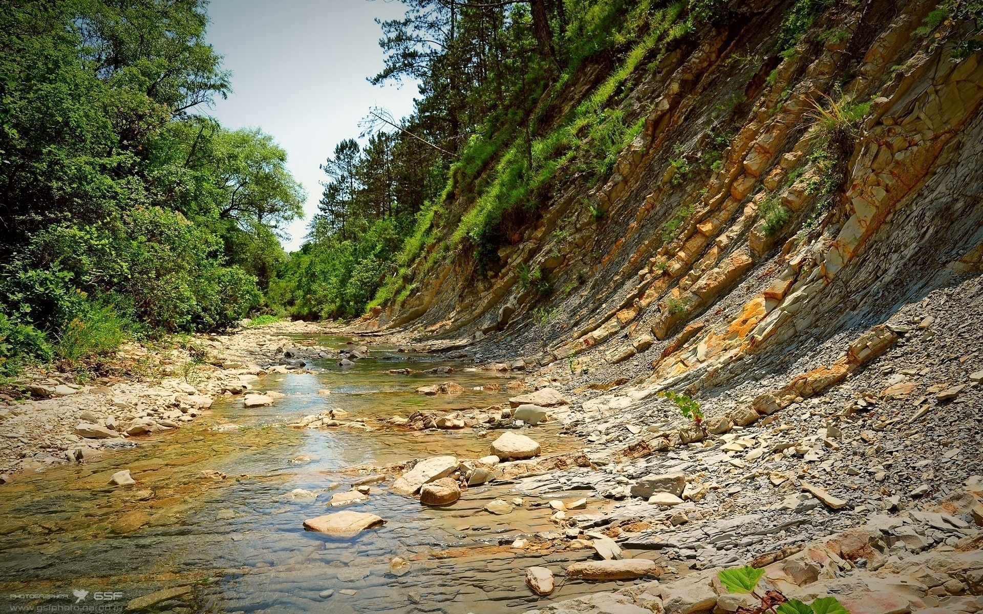 免费照片岩石地区的河流
