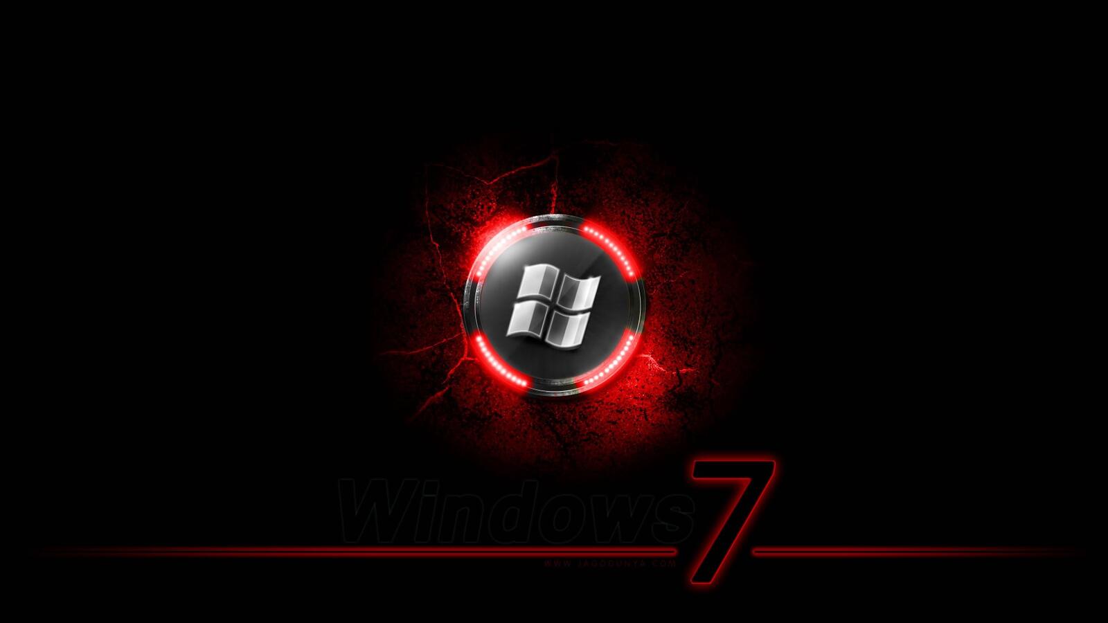 Бесплатное фото Лого Windows 7 на рабочий стол