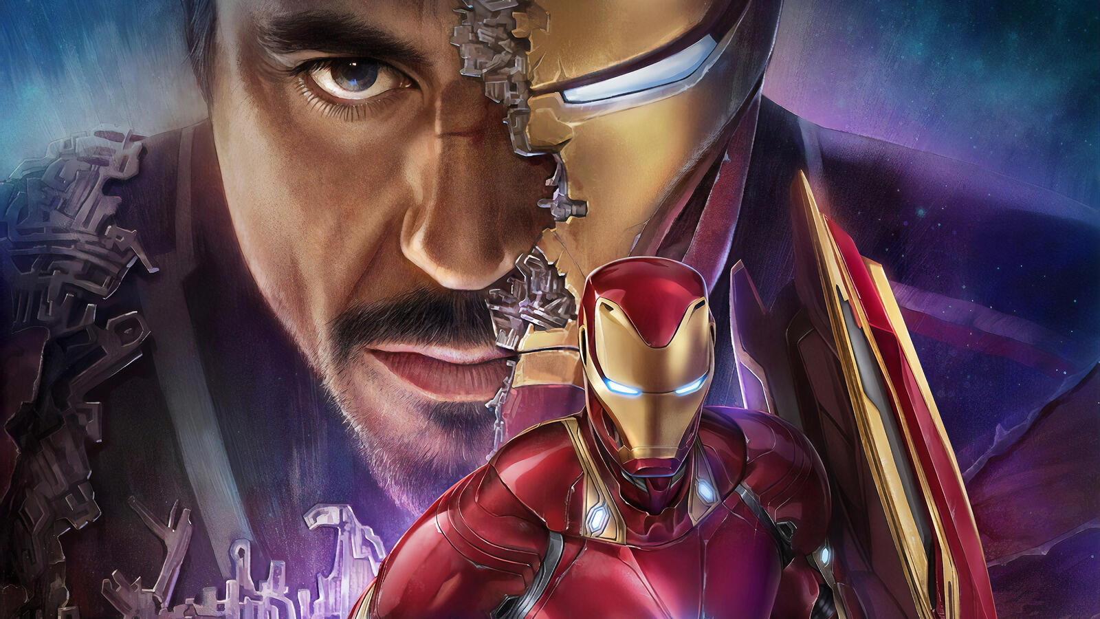 Wallpapers Iron Man superheroes artist on the desktop