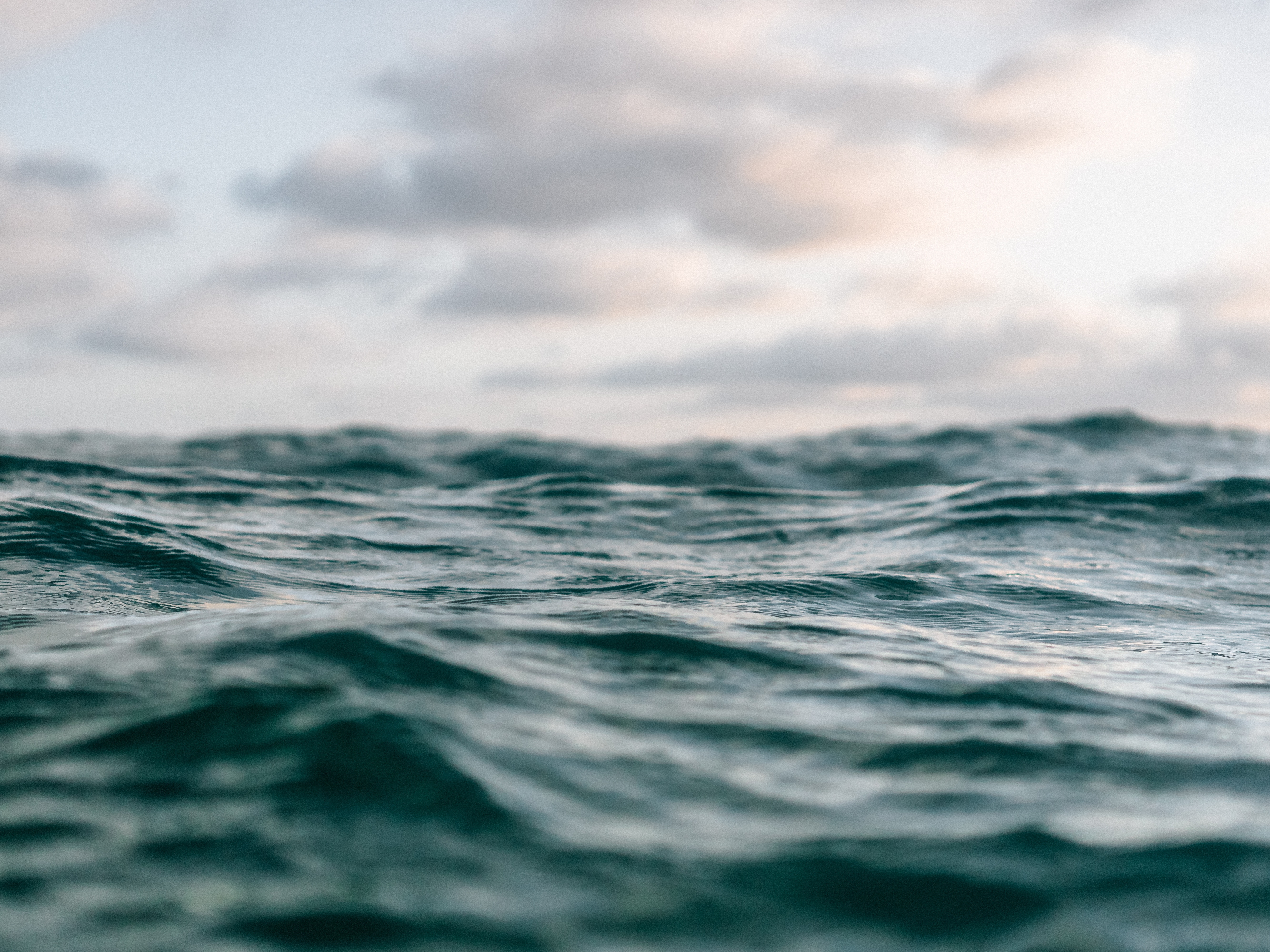 A ripple on the sea surface