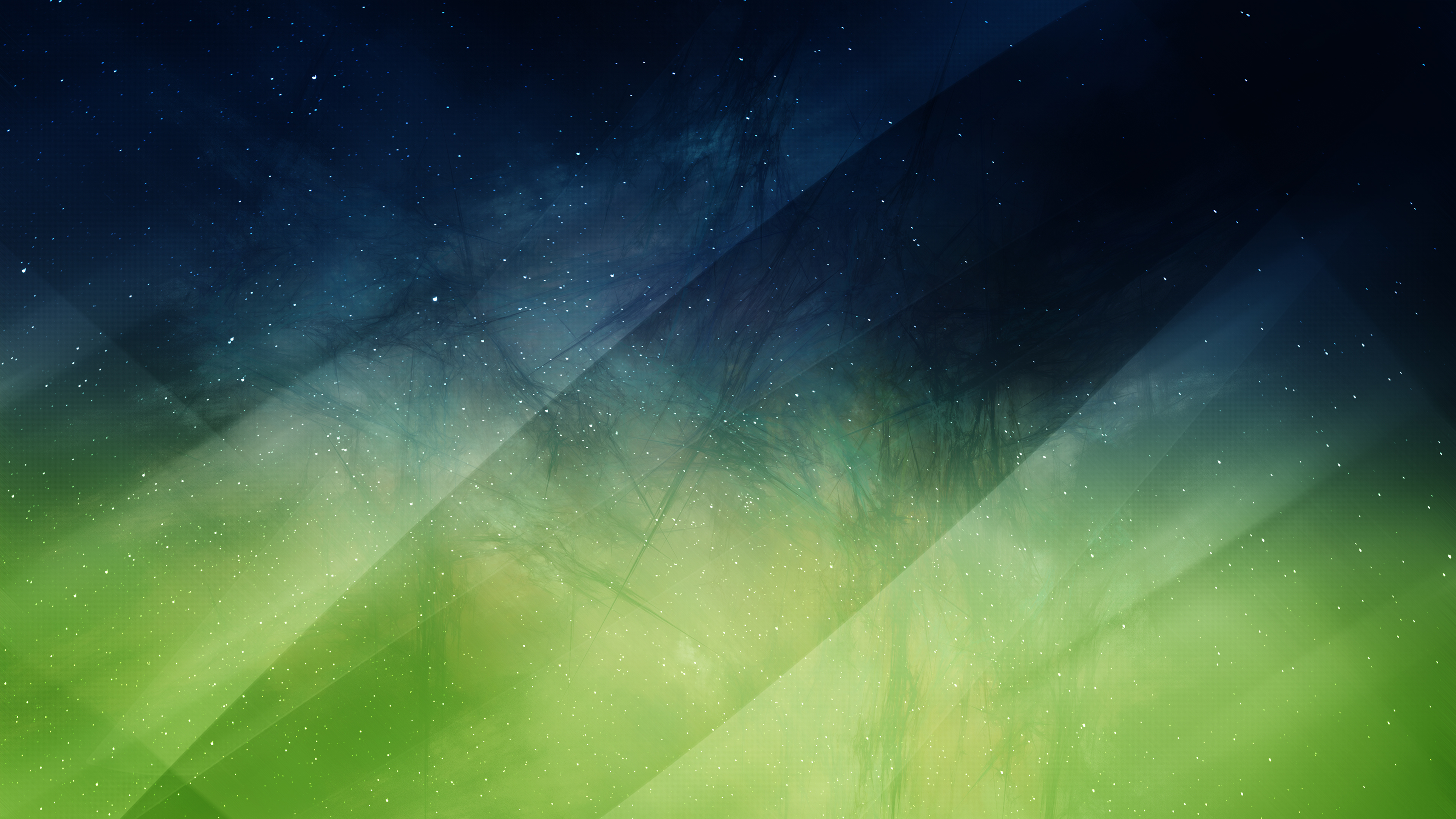 A toxic green shimmering abstract
