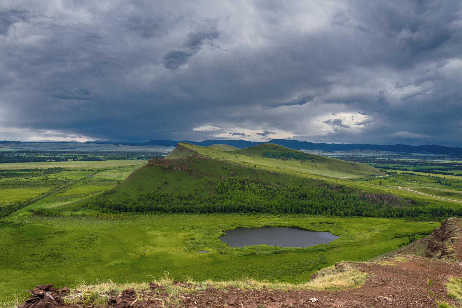 Free photo A day in the mountains of Khakassia