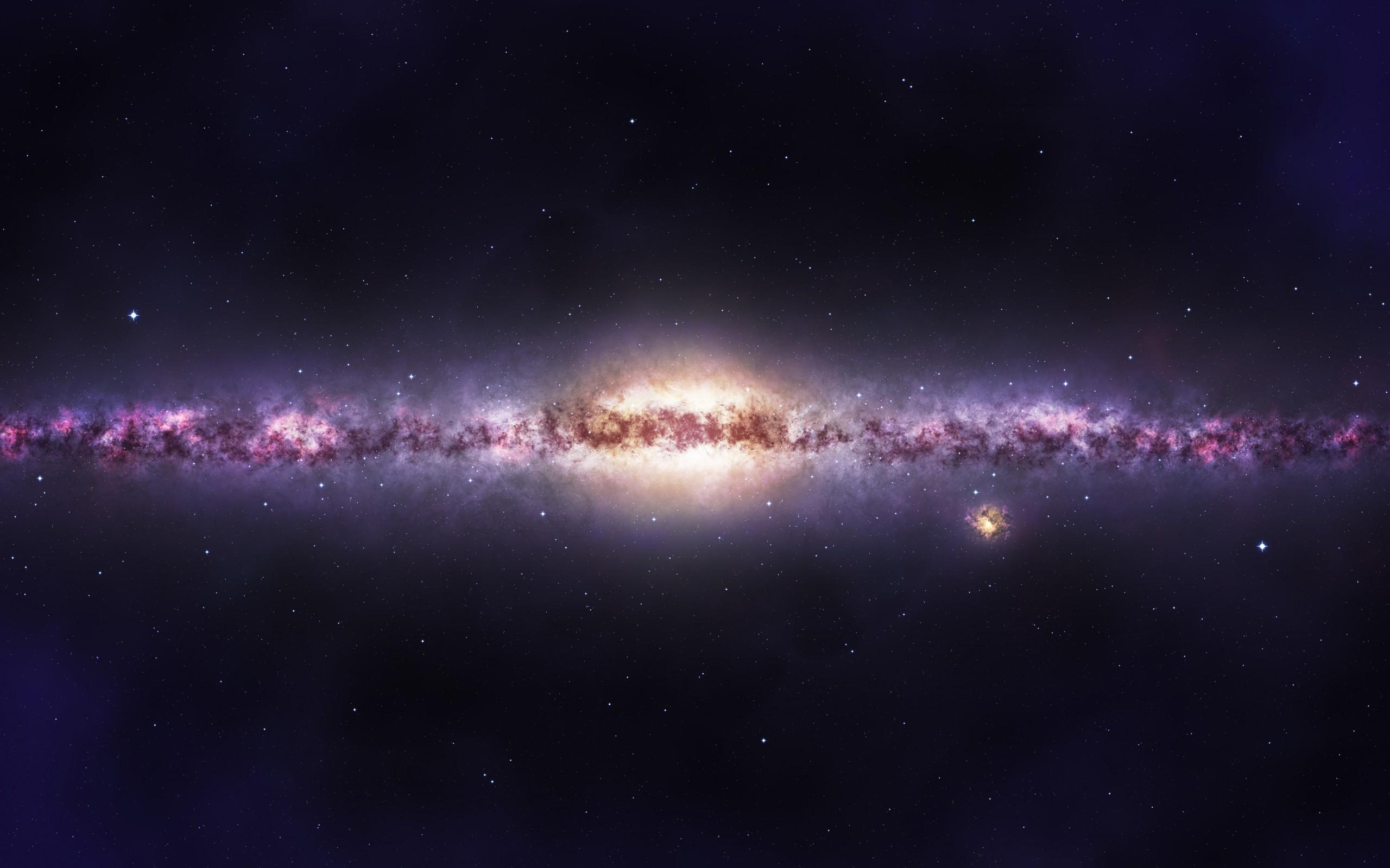 Обои галактика млечный космос на рабочий стол
