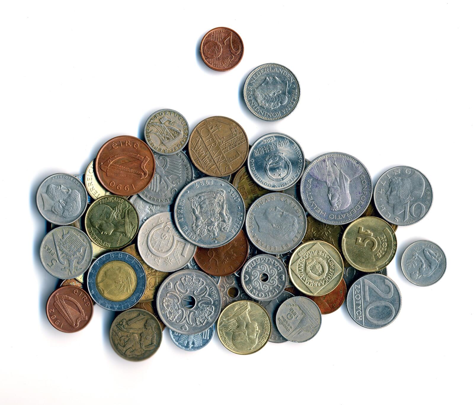 Бесплатное фото Старинные монеты