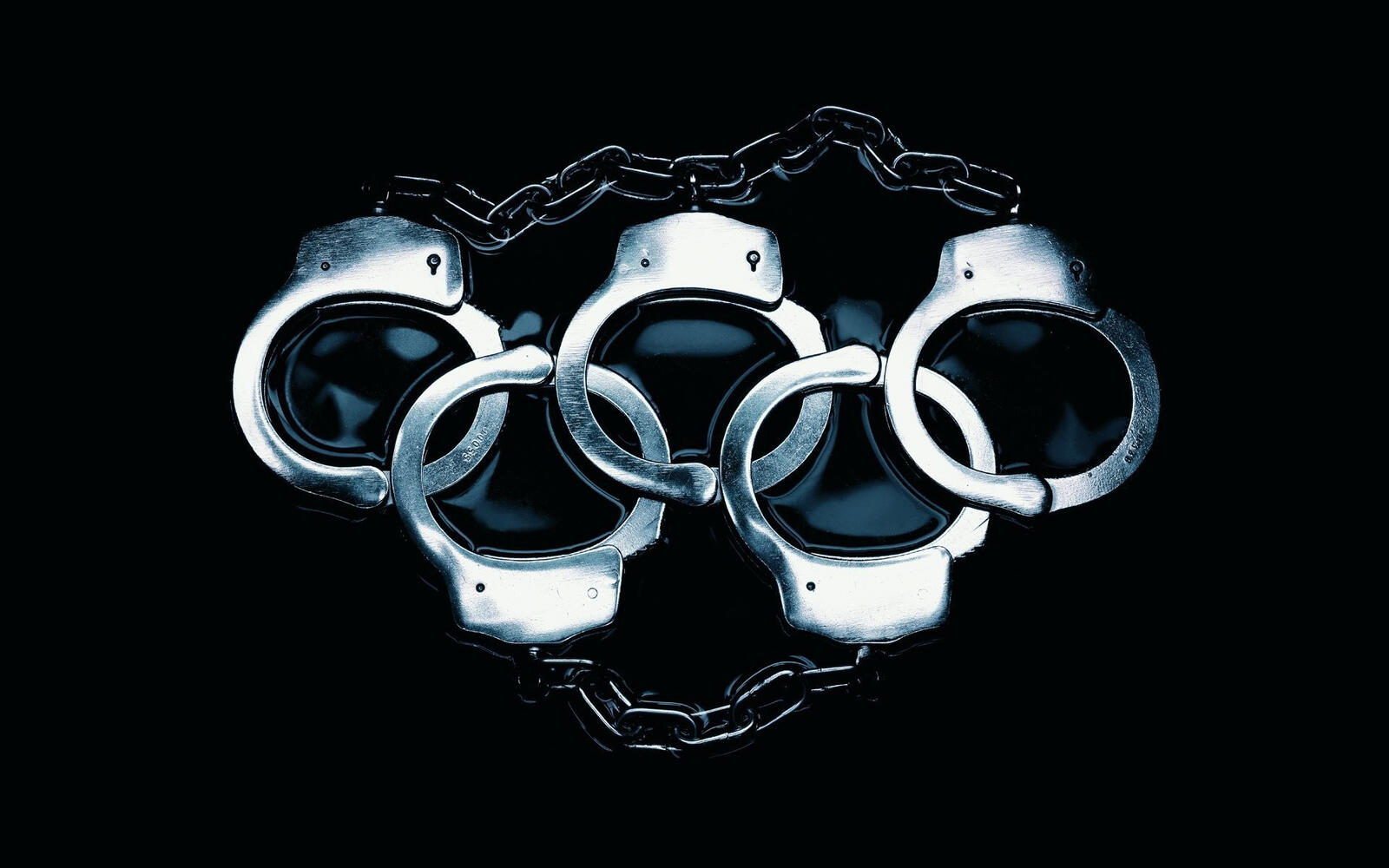 Wallpapers olympics rings handcuffs on the desktop