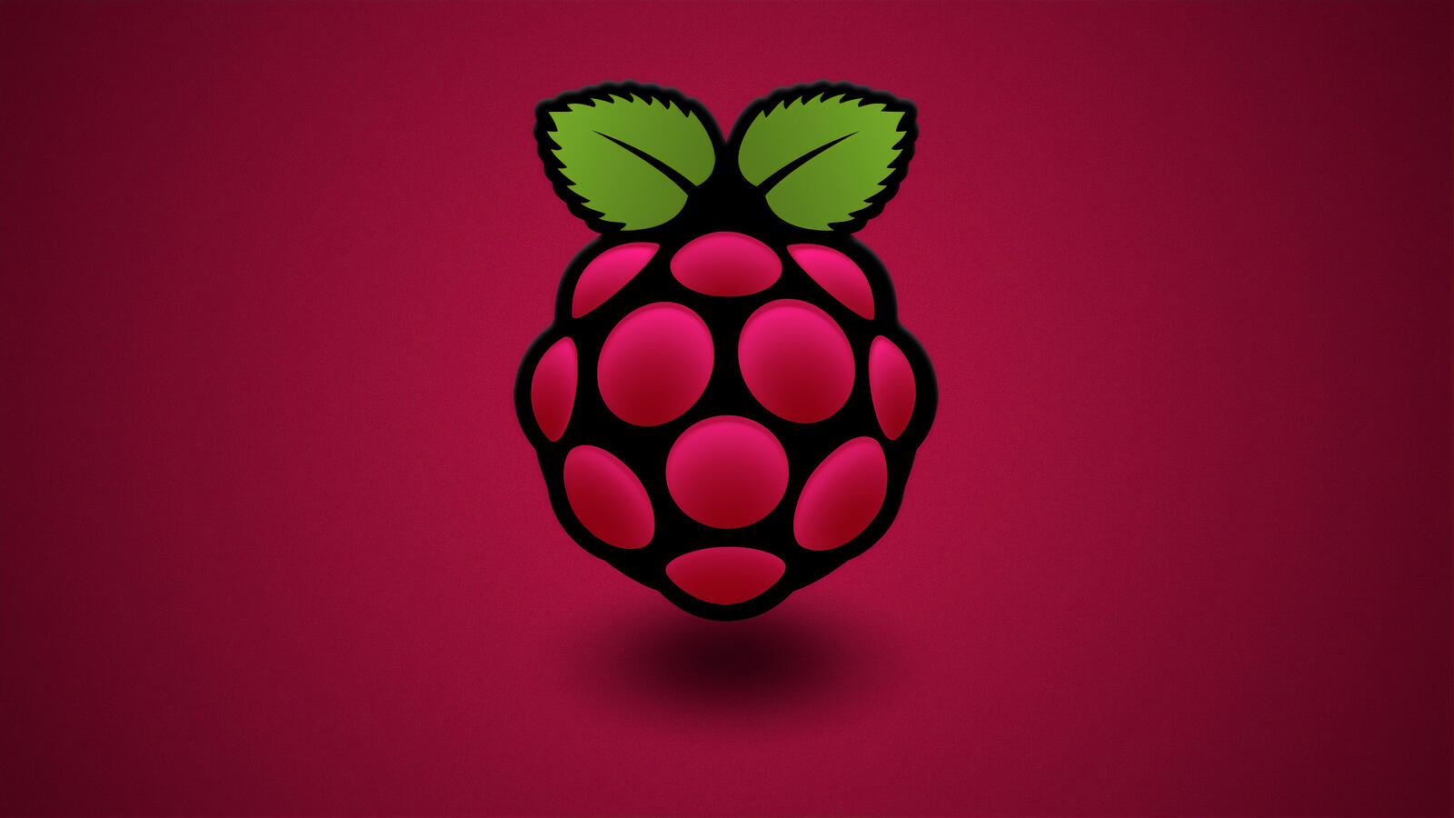 Бесплатное фото Логотип raspberry pi