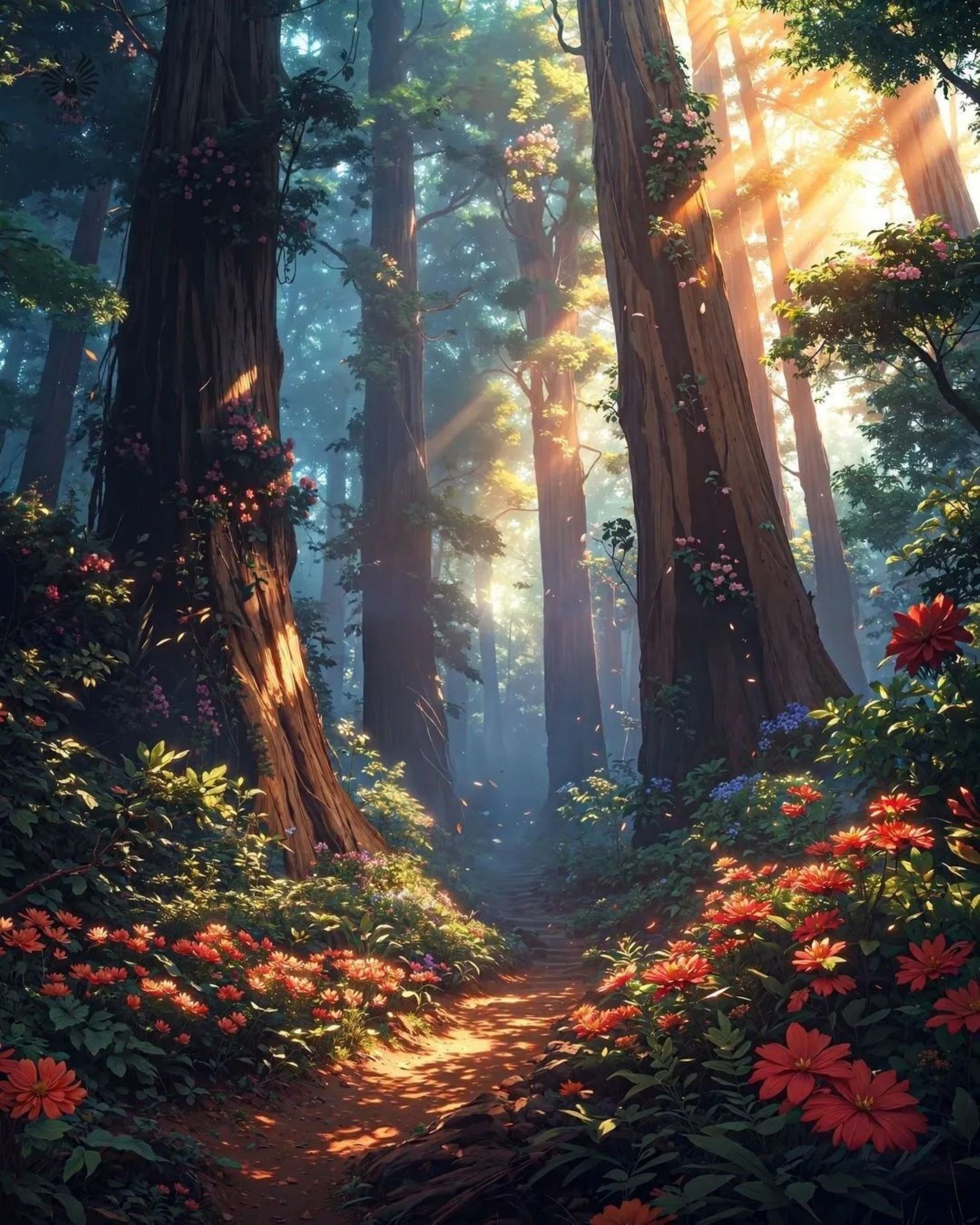 Бесплатное фото Волшебный лес