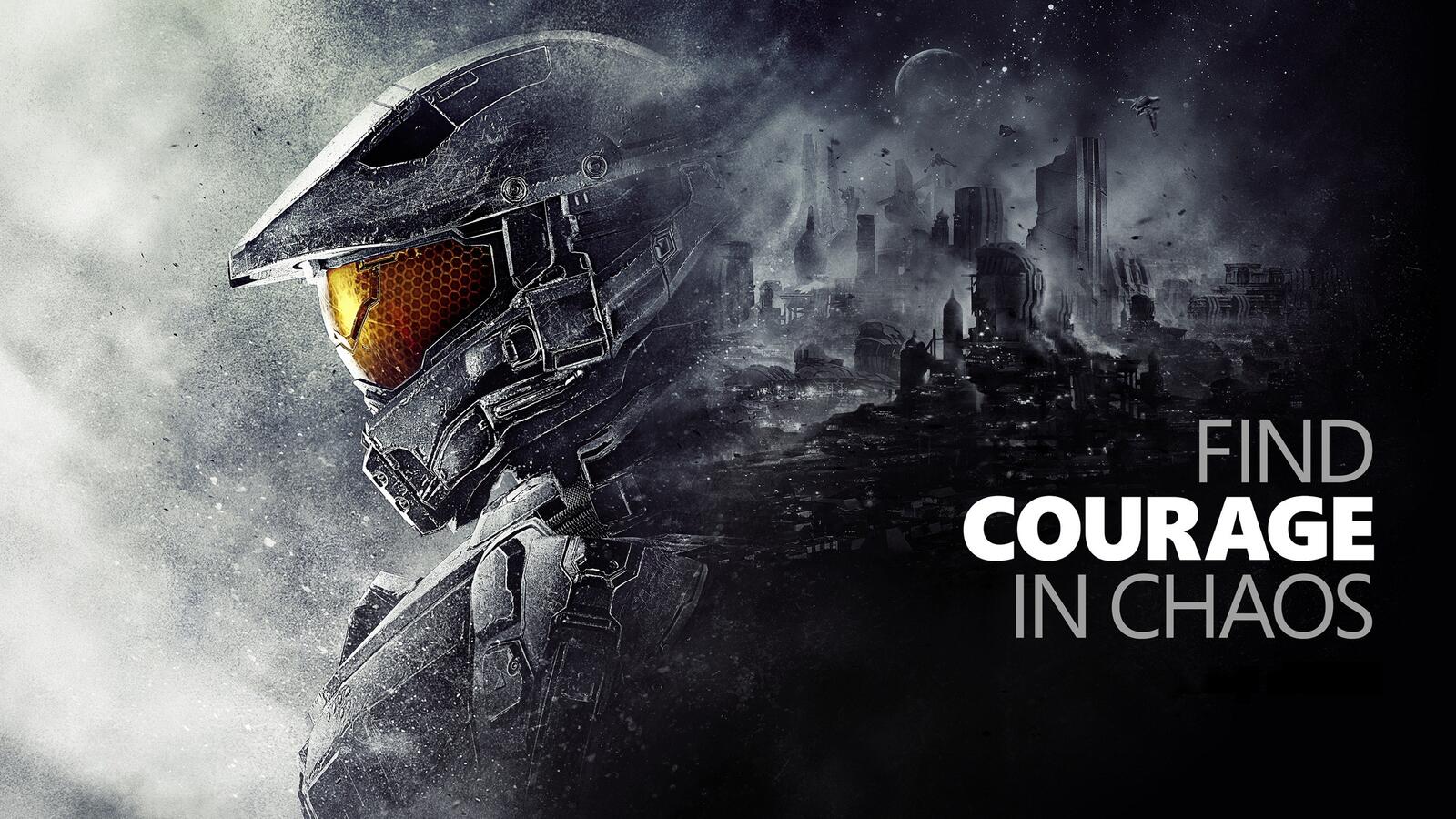 Бесплатное фото Заставка из игры Halo 5: Guardians