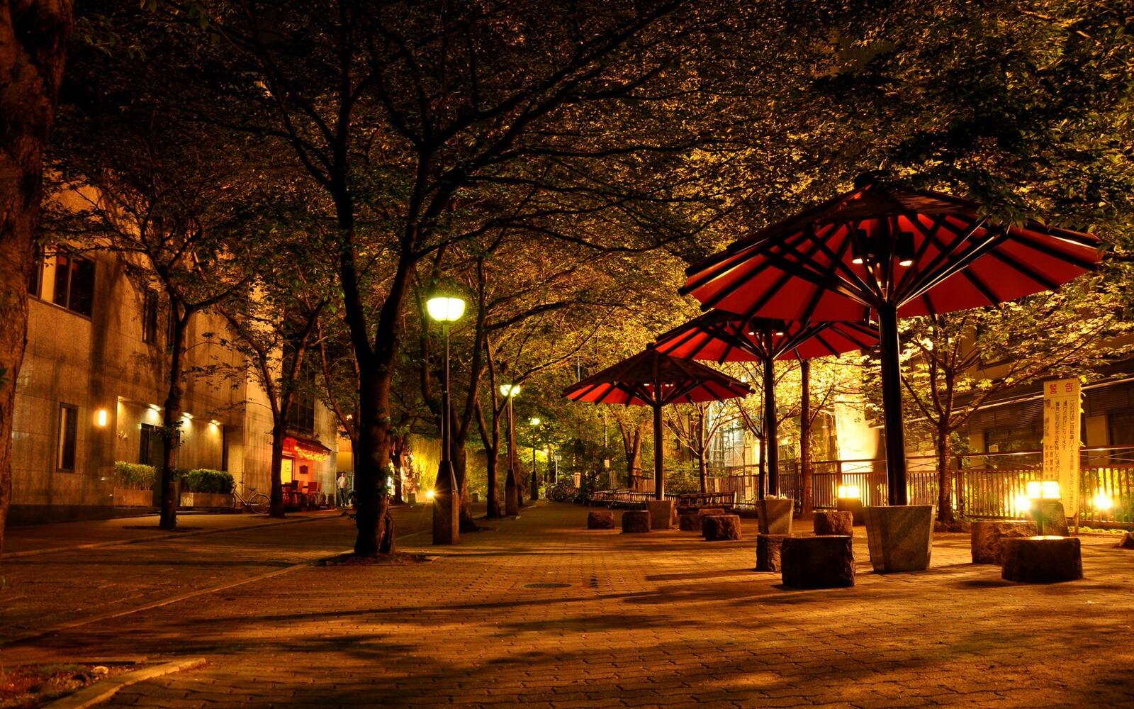 Бесплатное фото Прогулка по ночному городу