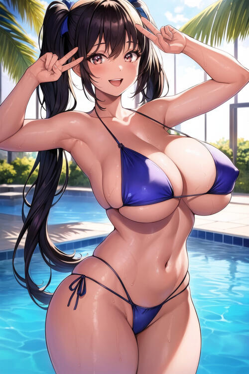 Hi, I`m Mia! Do you like my new bikini?