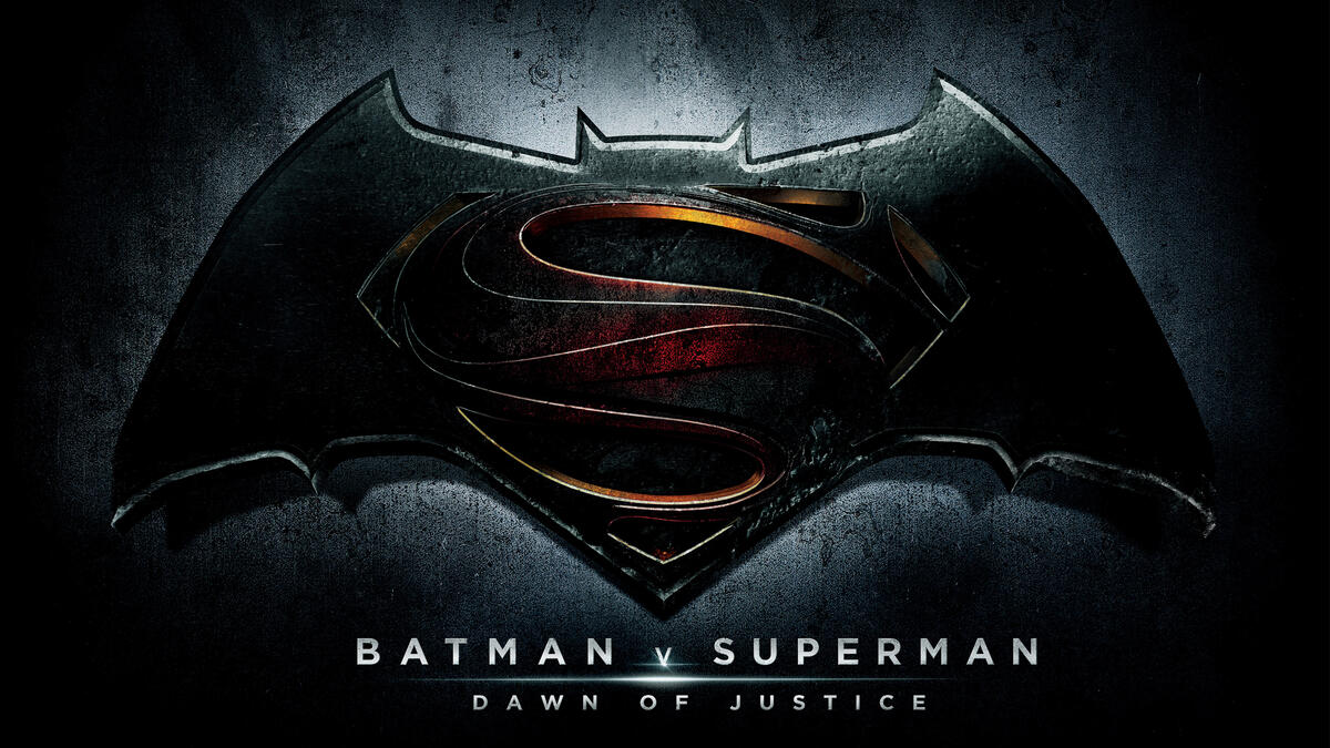 Batman v. Superman movie logo