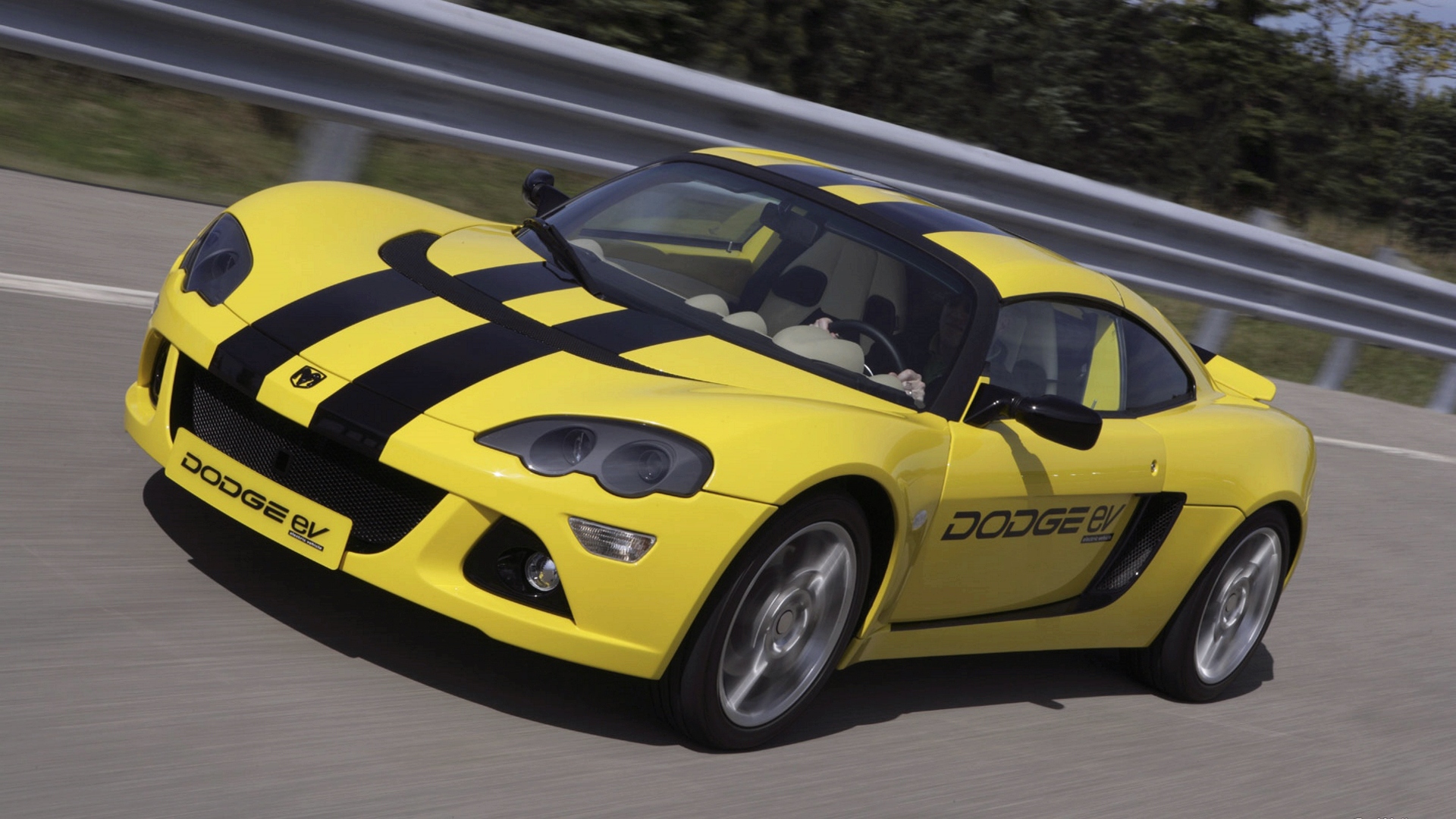 Wallpapers car Dodge yellow cars on the desktop