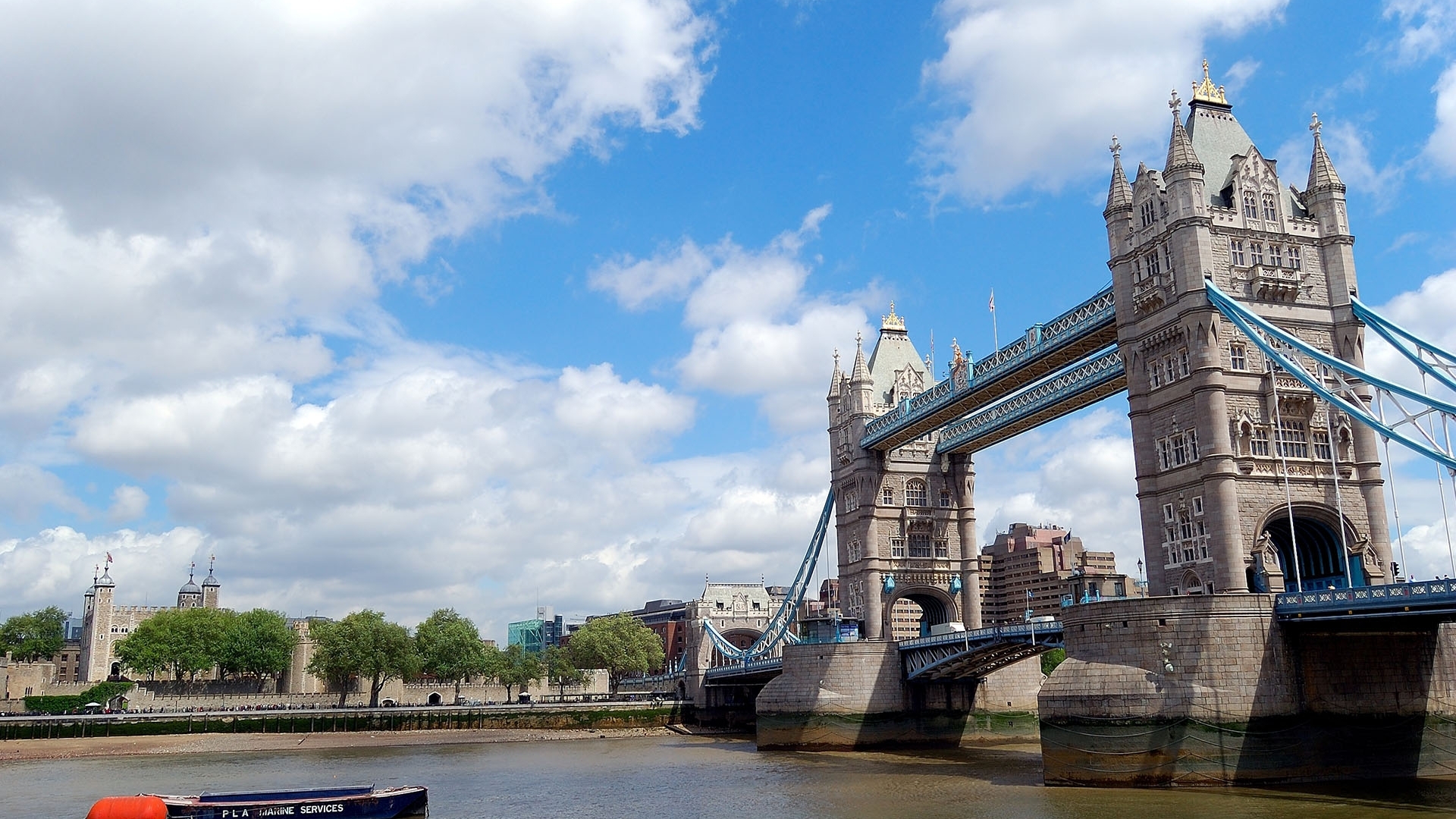 Обои Лондон Тауэрский мост здания на рабочий стол