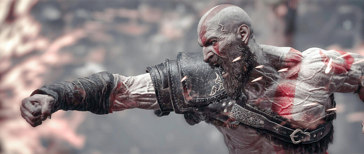 A picture from God Of War 4